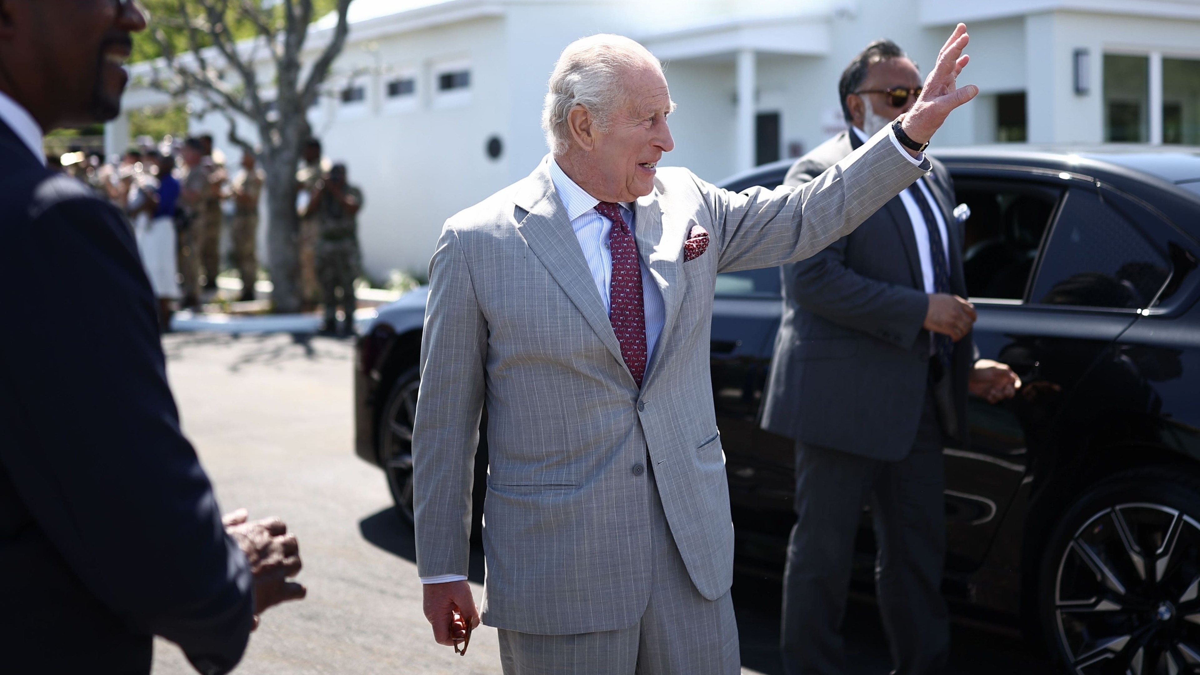 Charles learns of UK Space Agency project as Bermuda visit comes to an end