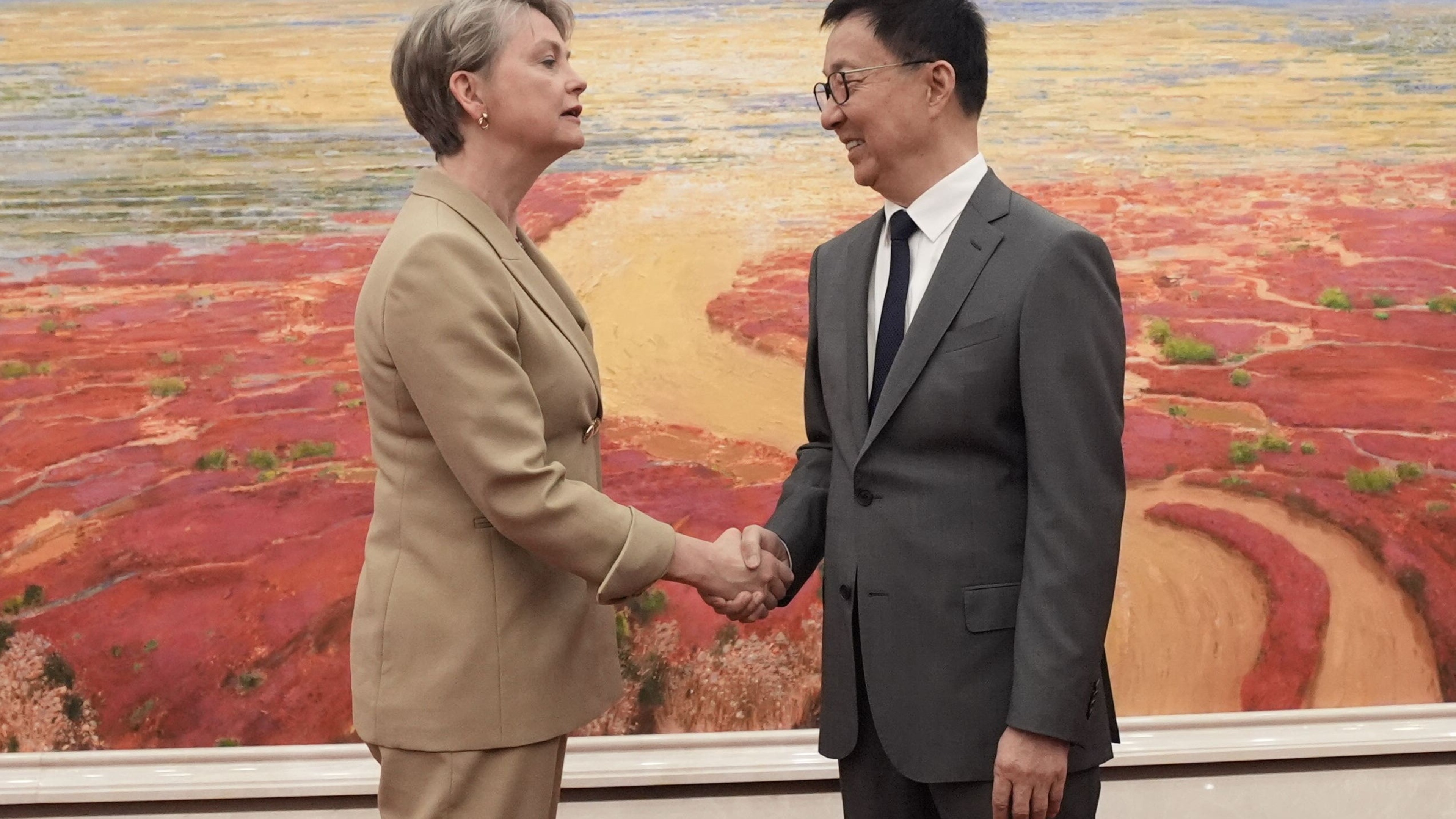 Cooper says UK and China should work together on rules-based global order