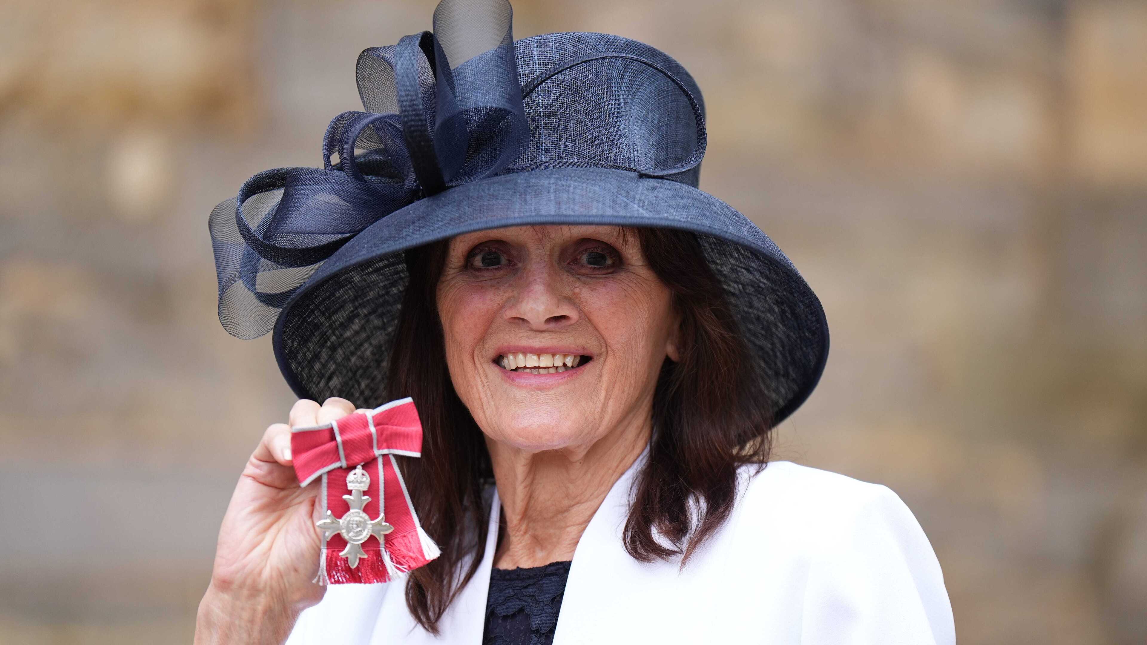 New Seekers singer Eve Graham receives MBE in King’s investiture ceremony