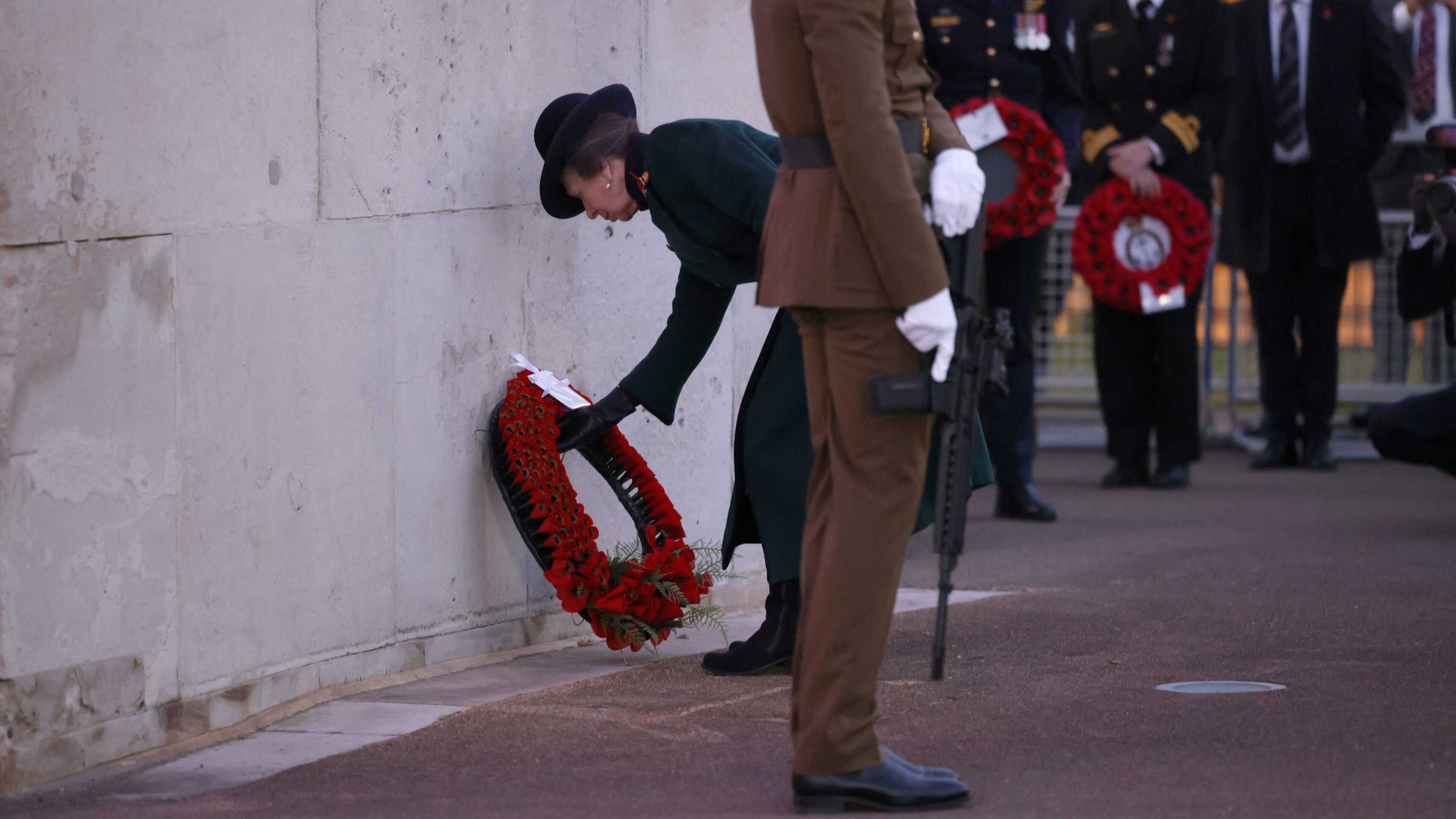 Princess Royal attends dawn Anzac Day service at Hyde Park
