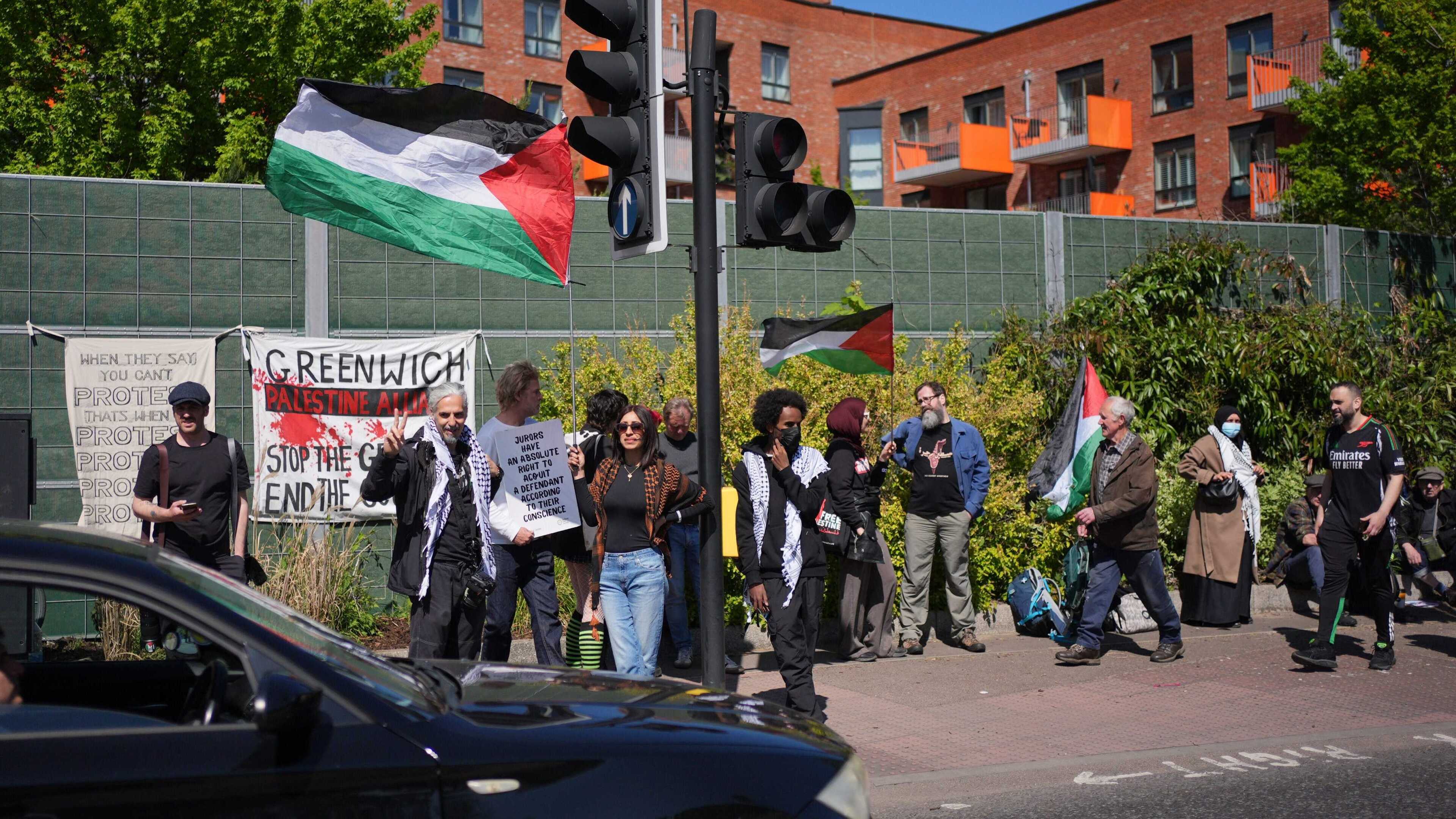 Palestine Action activists found guilty of criminal damage after factory raid
