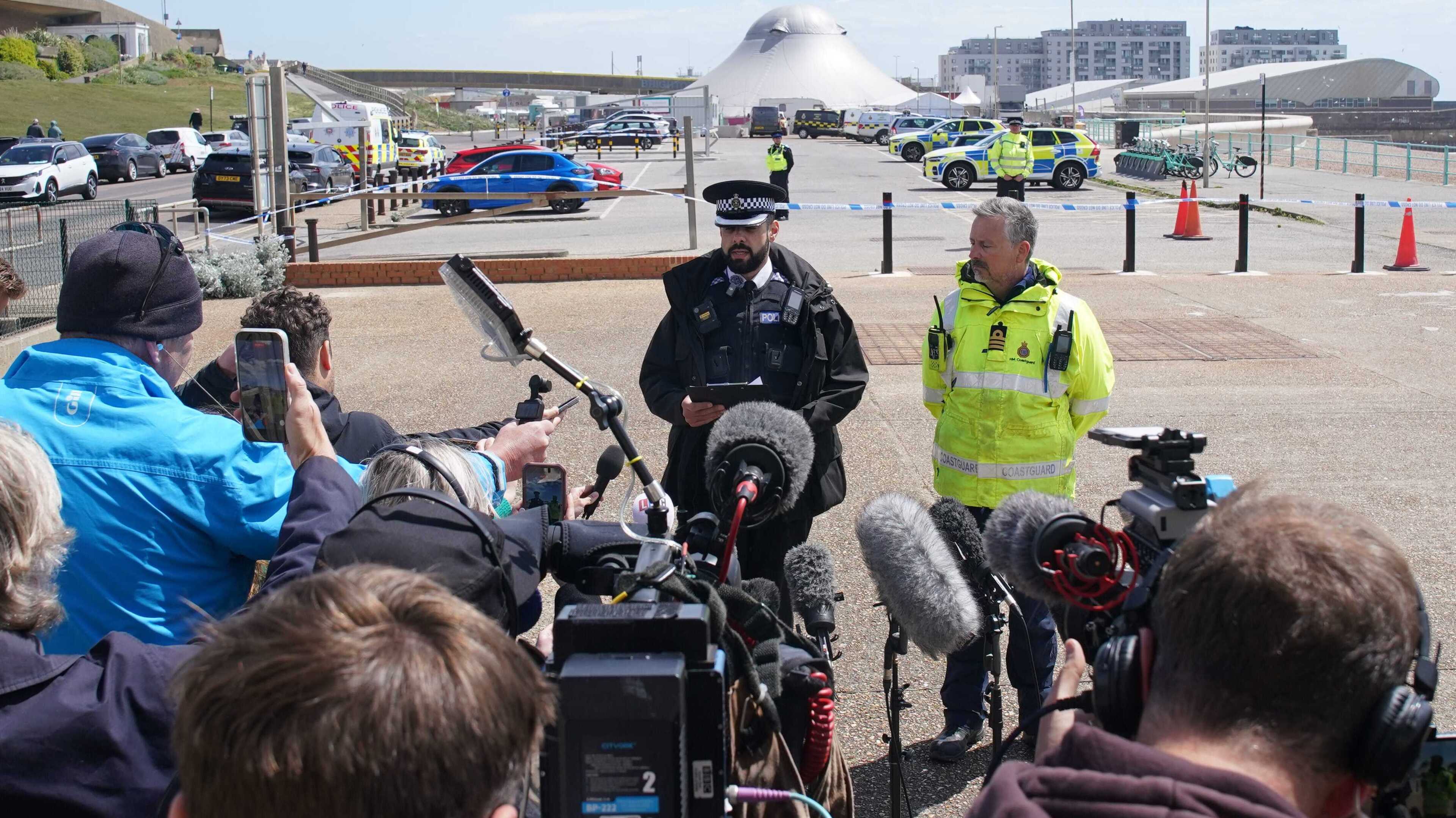 Three women recovered from sea off Brighton; police say they did not attend nightclub