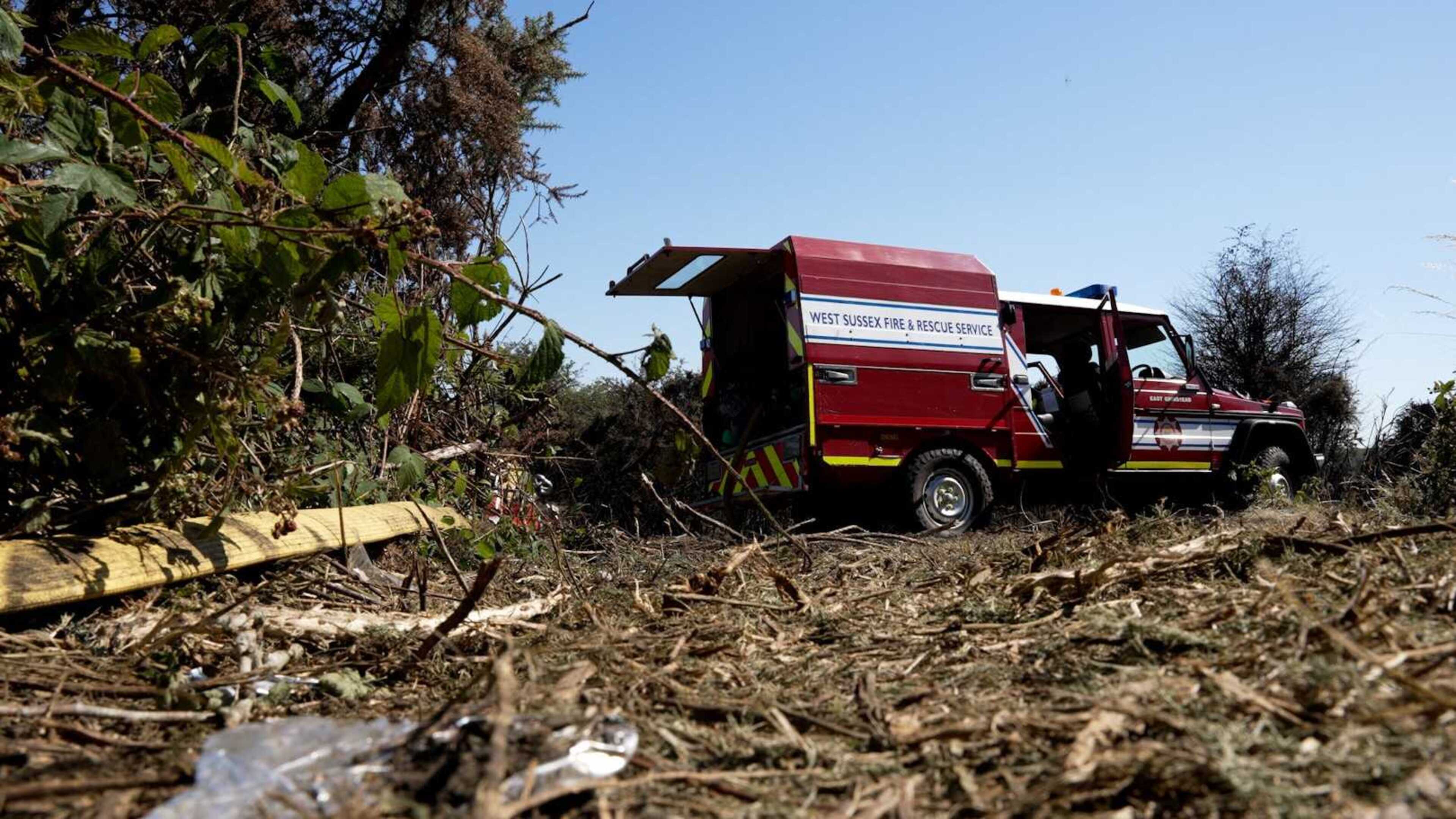 Heatwave triggers 19 wildfires across England and Wales amid rising health warnings