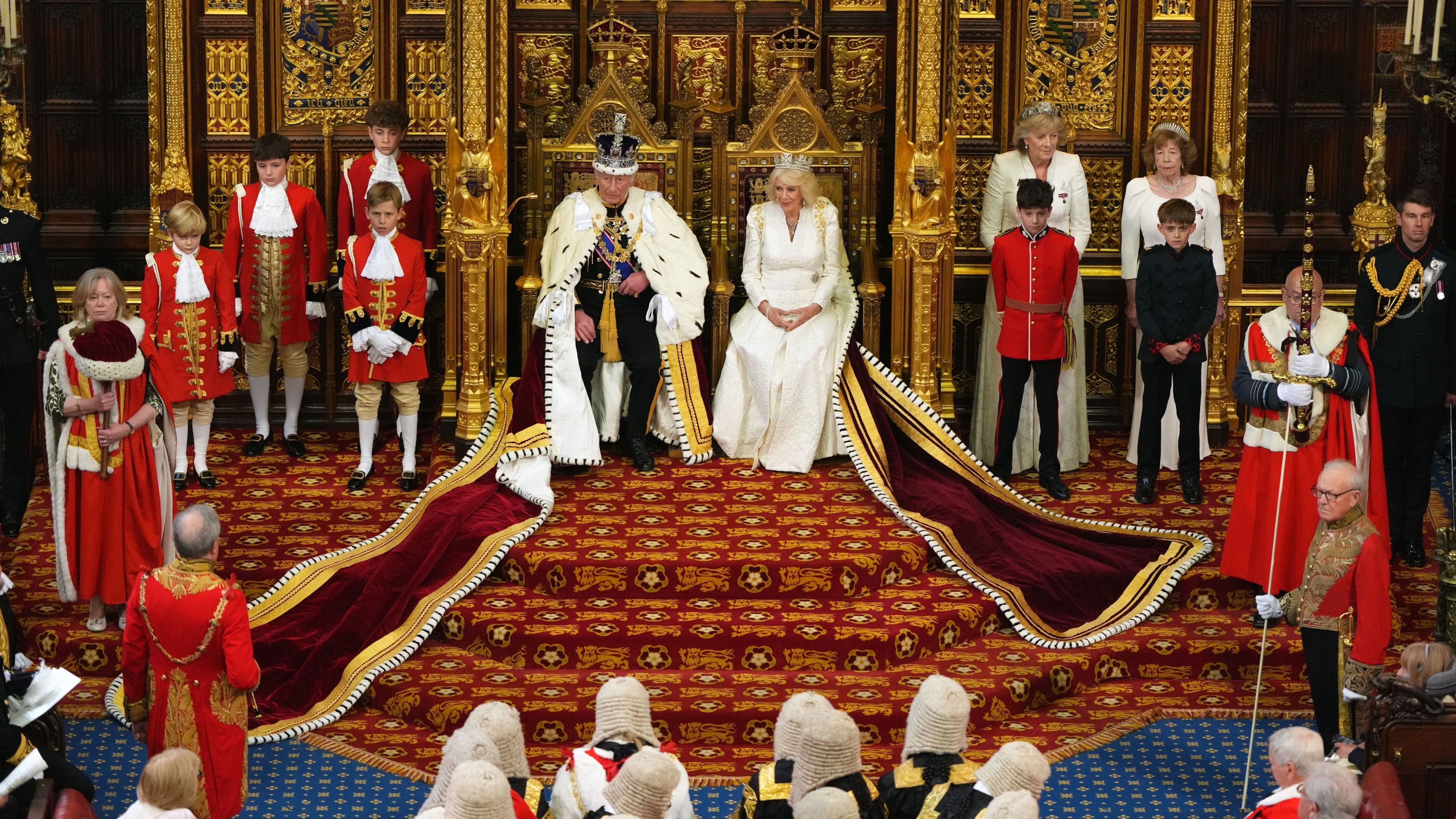 In Pictures: Pomp, pageantry and political intrigue at opening of Parliament