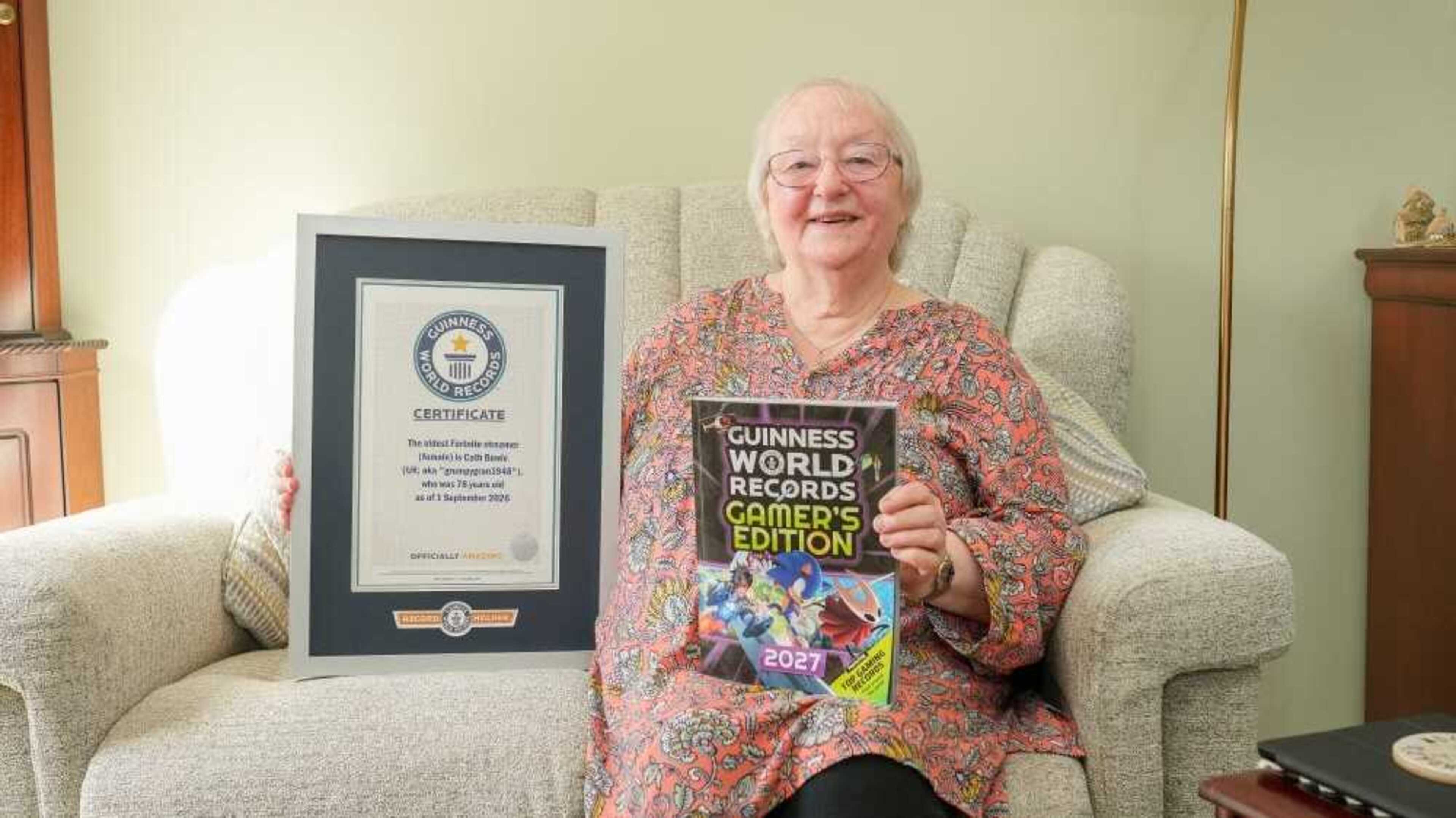 Grandmother Cath Bowie sets Guinness record for Fortnite streaming