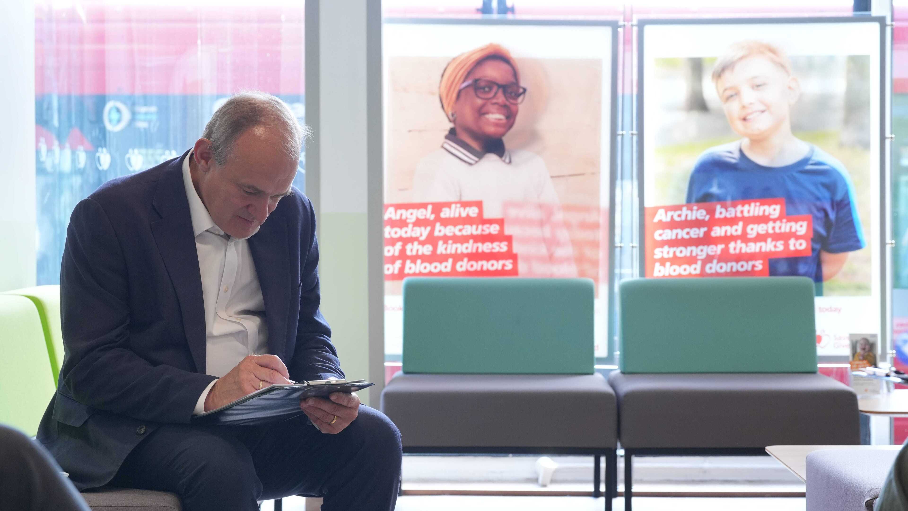 Ed Davey blood donation attempt disrupted after paperwork issue and travel plans