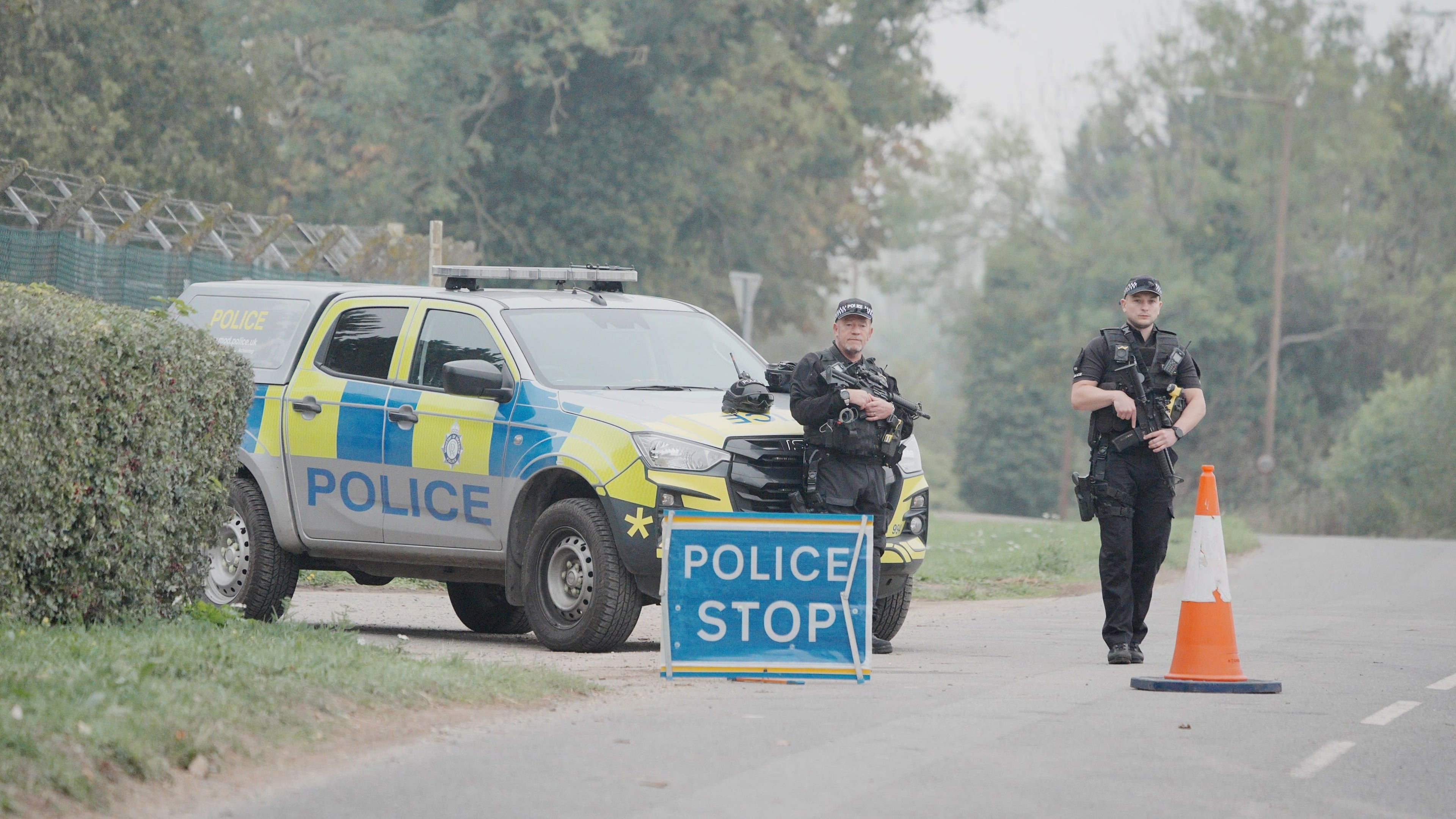 Police find petrol in vans near RAF Fairford; no homemade bombs reported