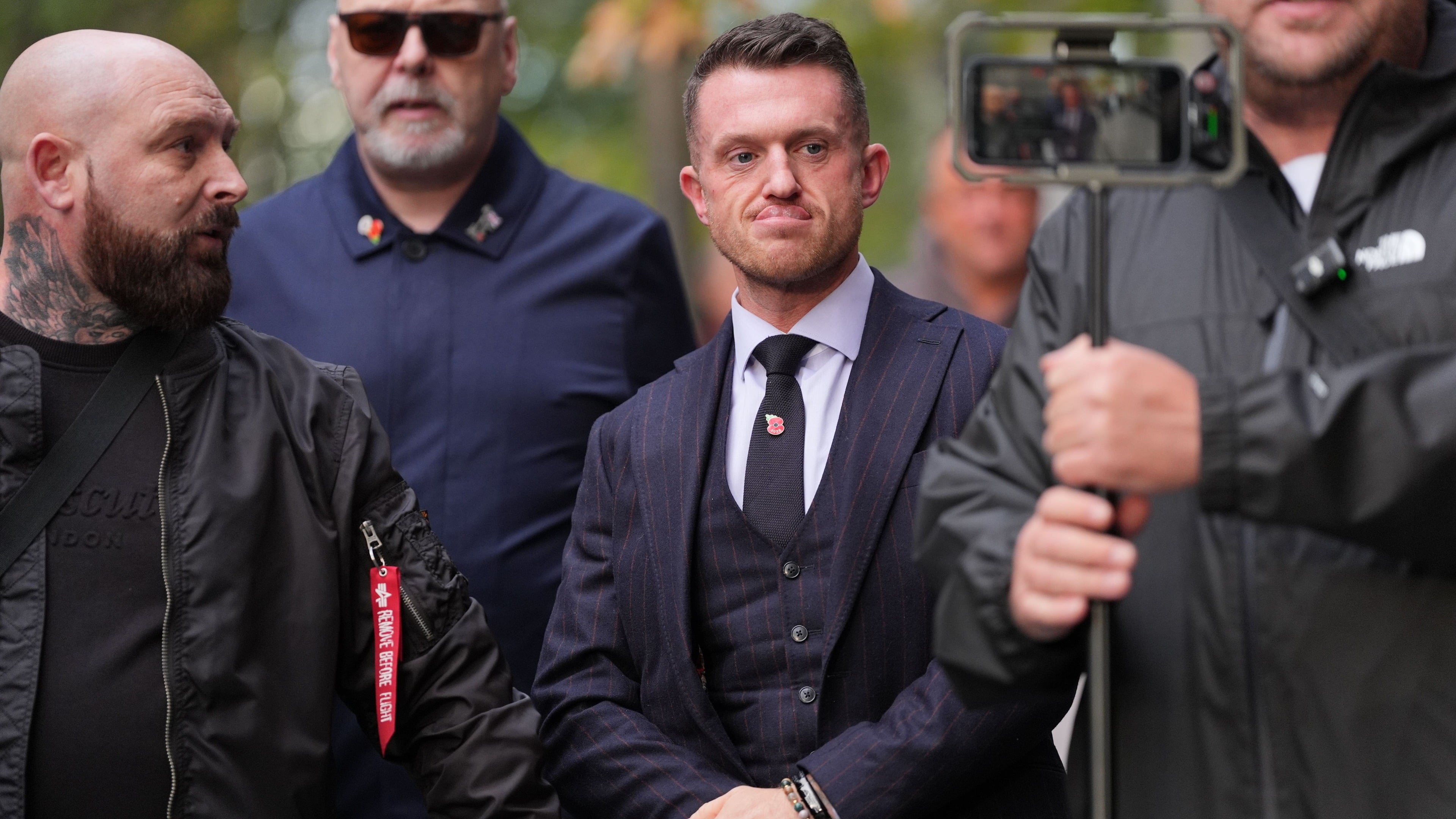 Tommy Robinson could face jail for harassing two Daily Mail journalists
