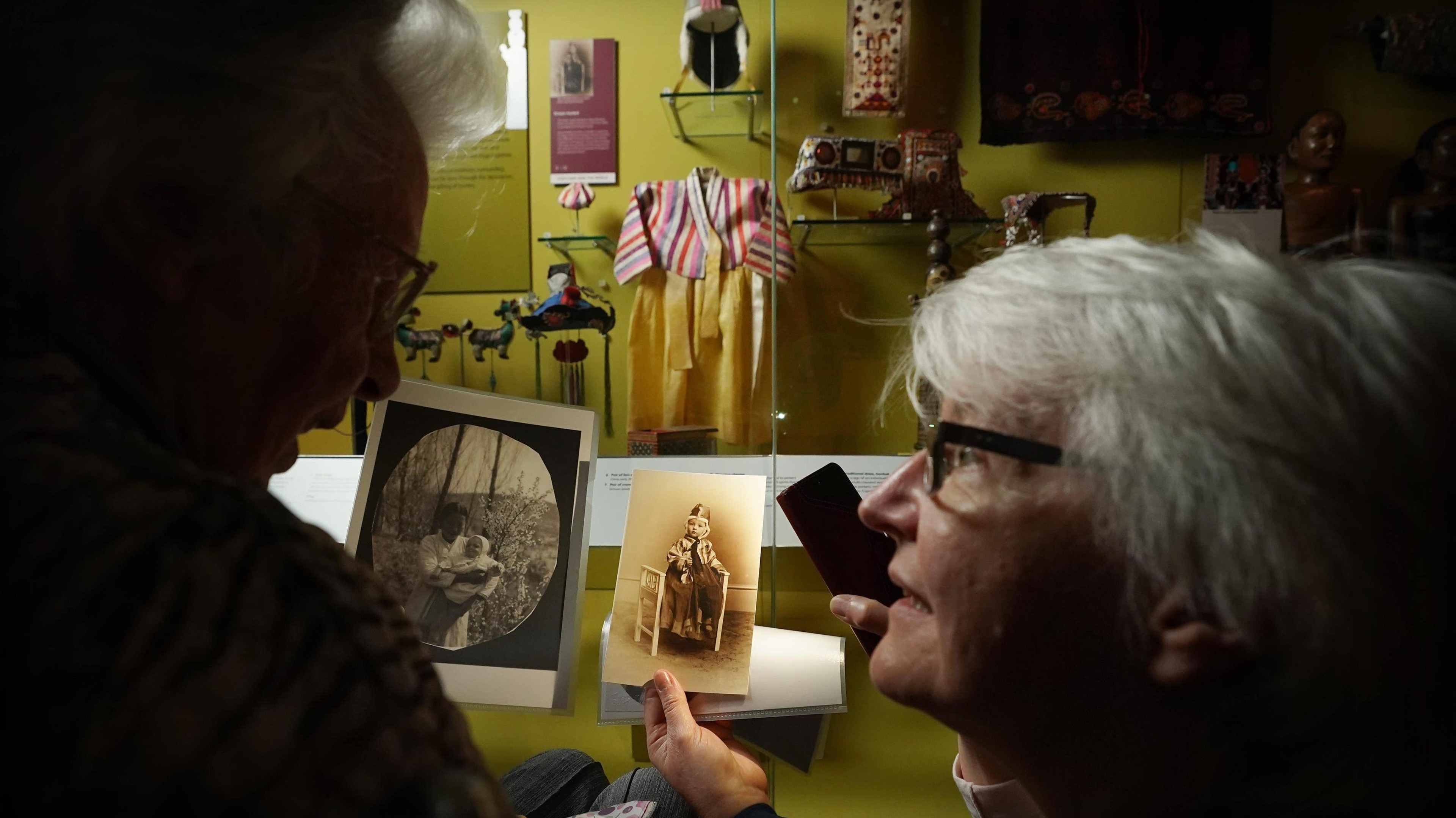 Care home resident reunited with traditional garment from 100 years ago