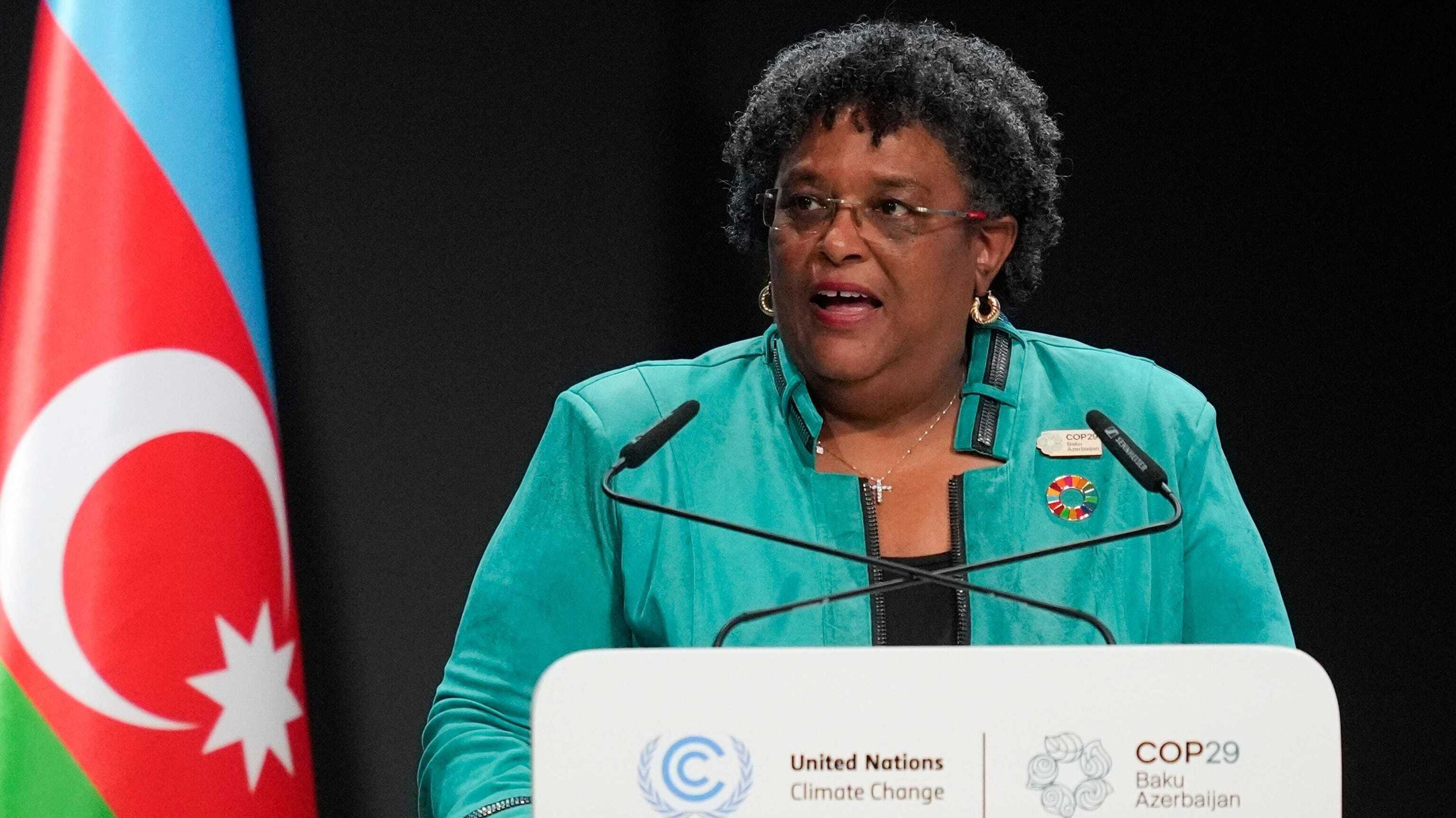 Barbados PM Mia Mottley rejects claim ex-colonies should repay Britain