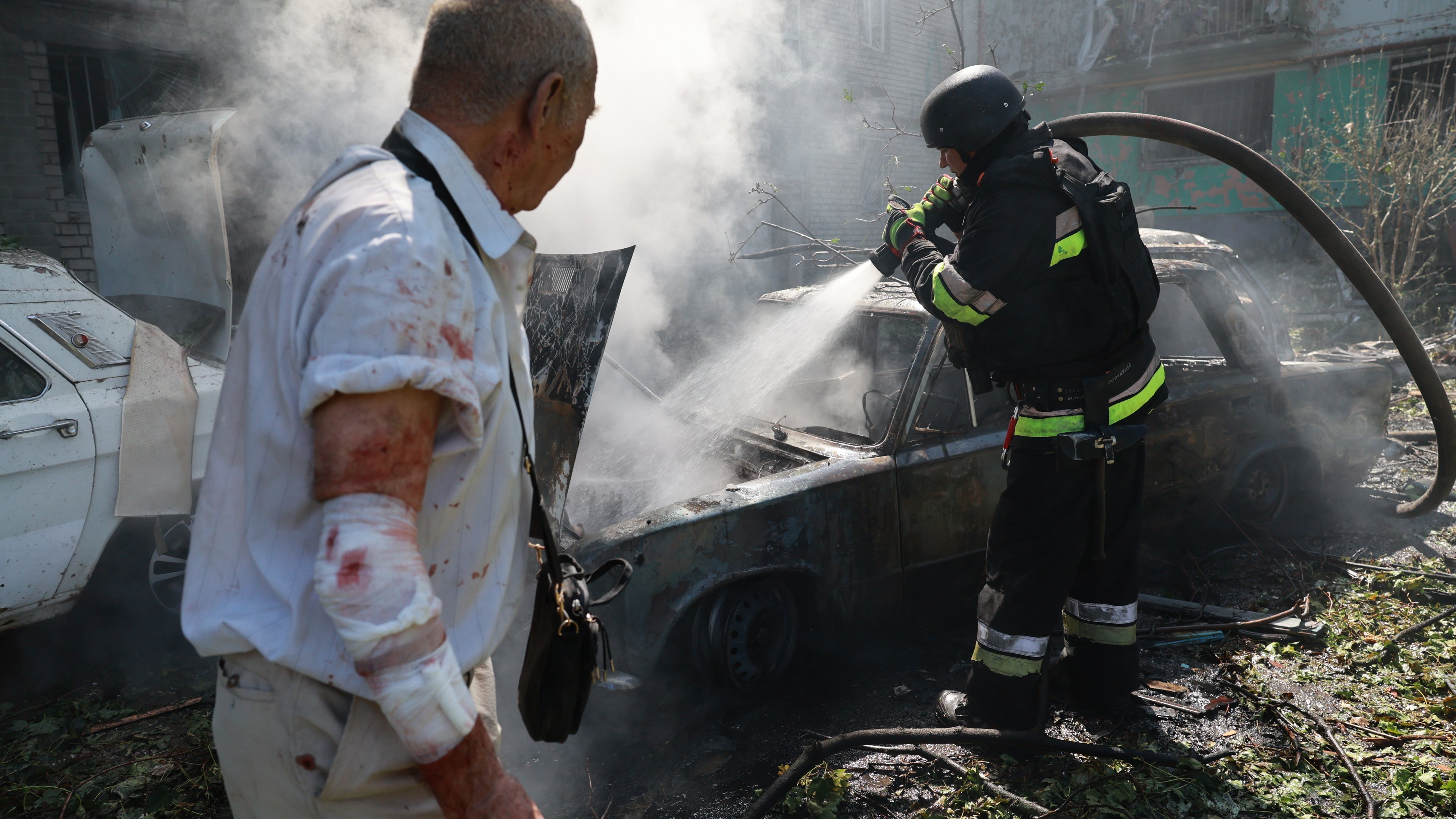 Ukraine says six people killed in Russian strikes on major cities