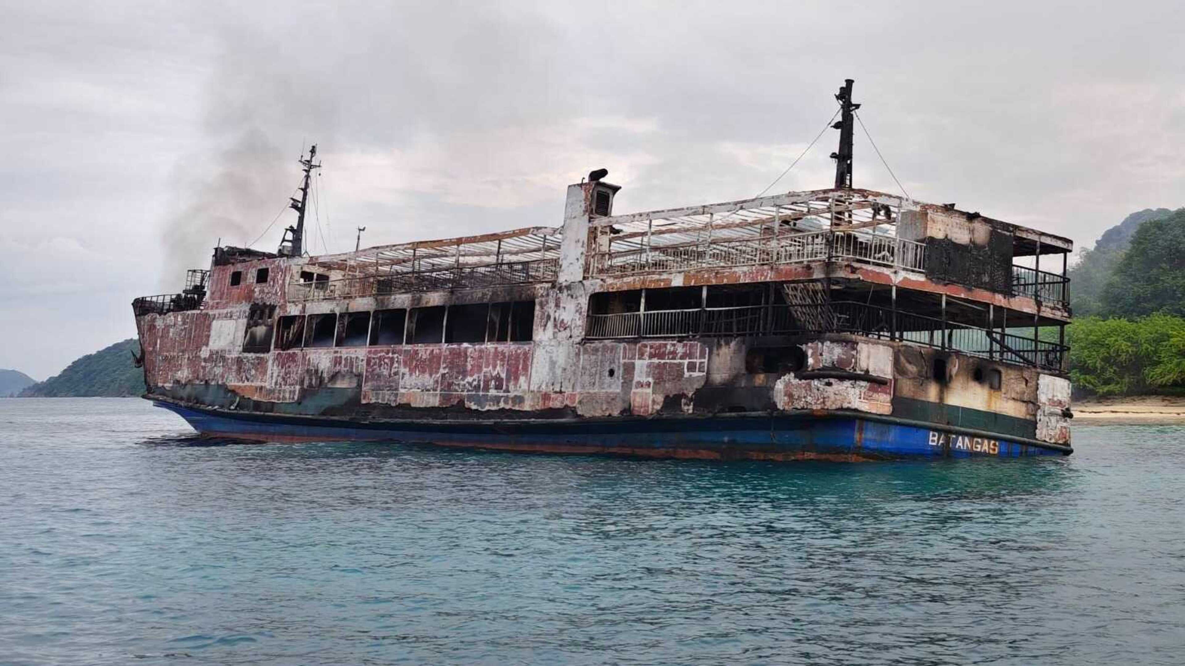 Death toll in Philippines ferry fire rises to 35 as more bodies are recovered