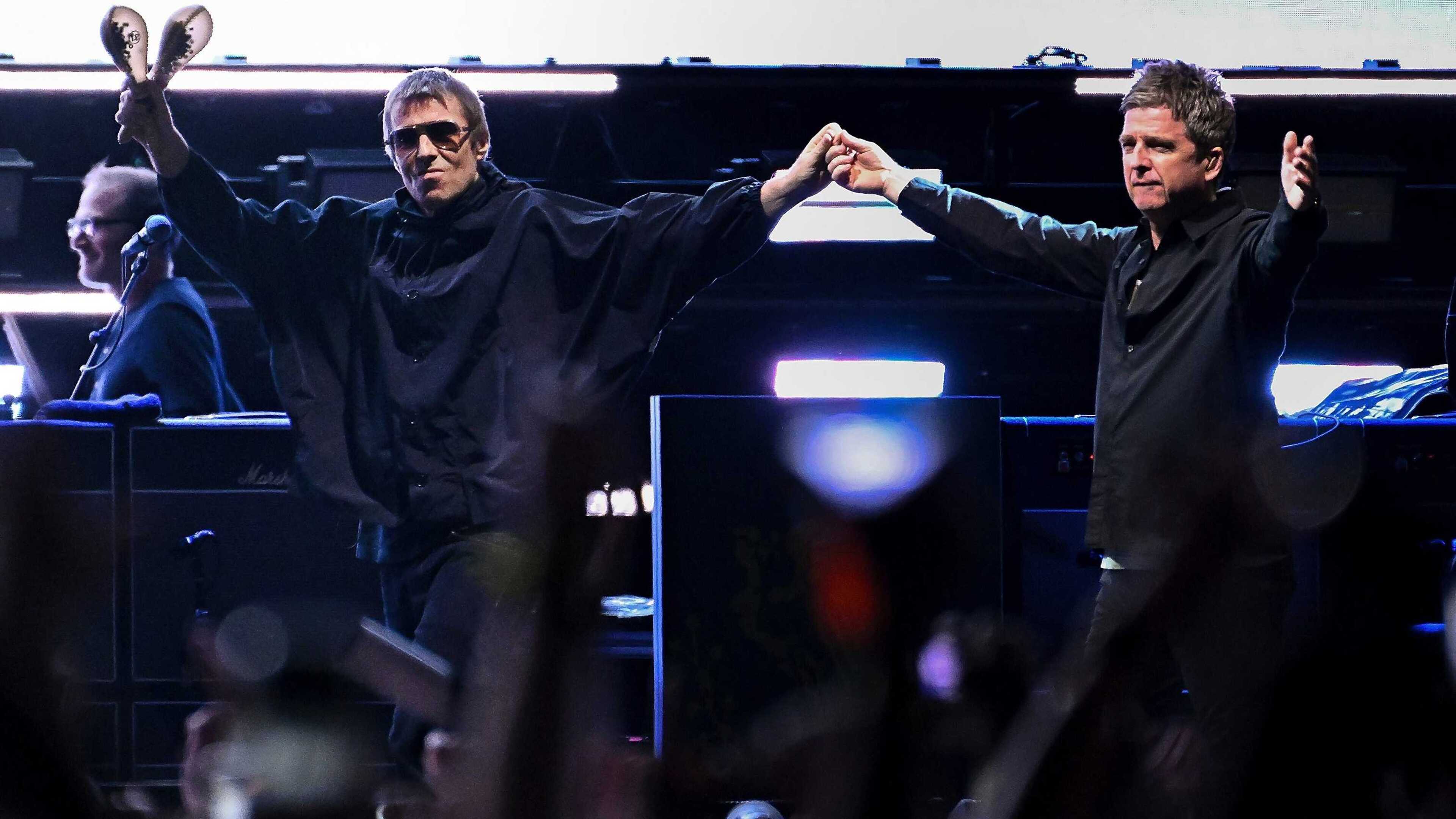 Robert Pattinson and Oasis frontmen attend Venice Film Festival premieres