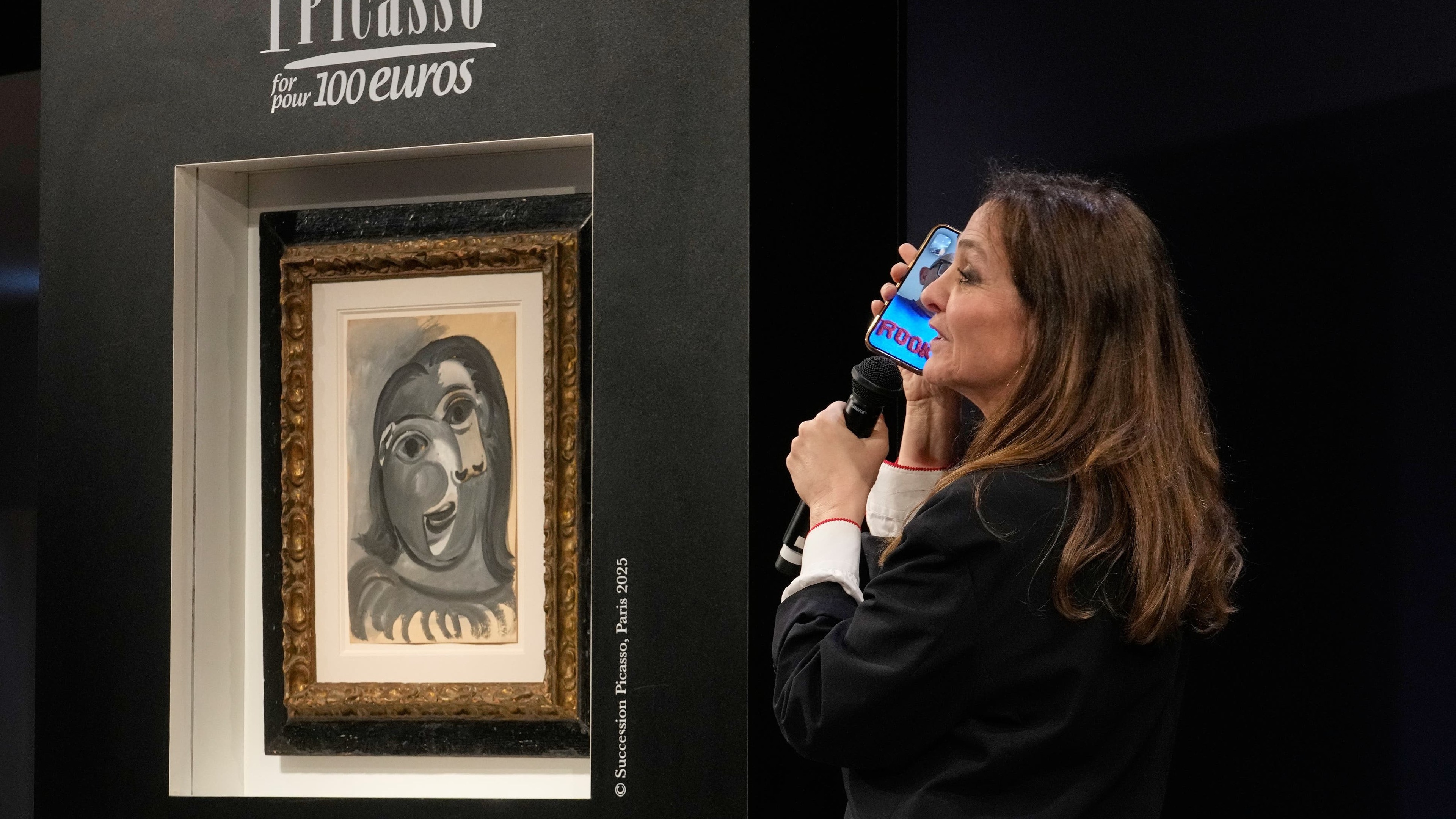 Man left stunned after winning Picasso painting in raffle