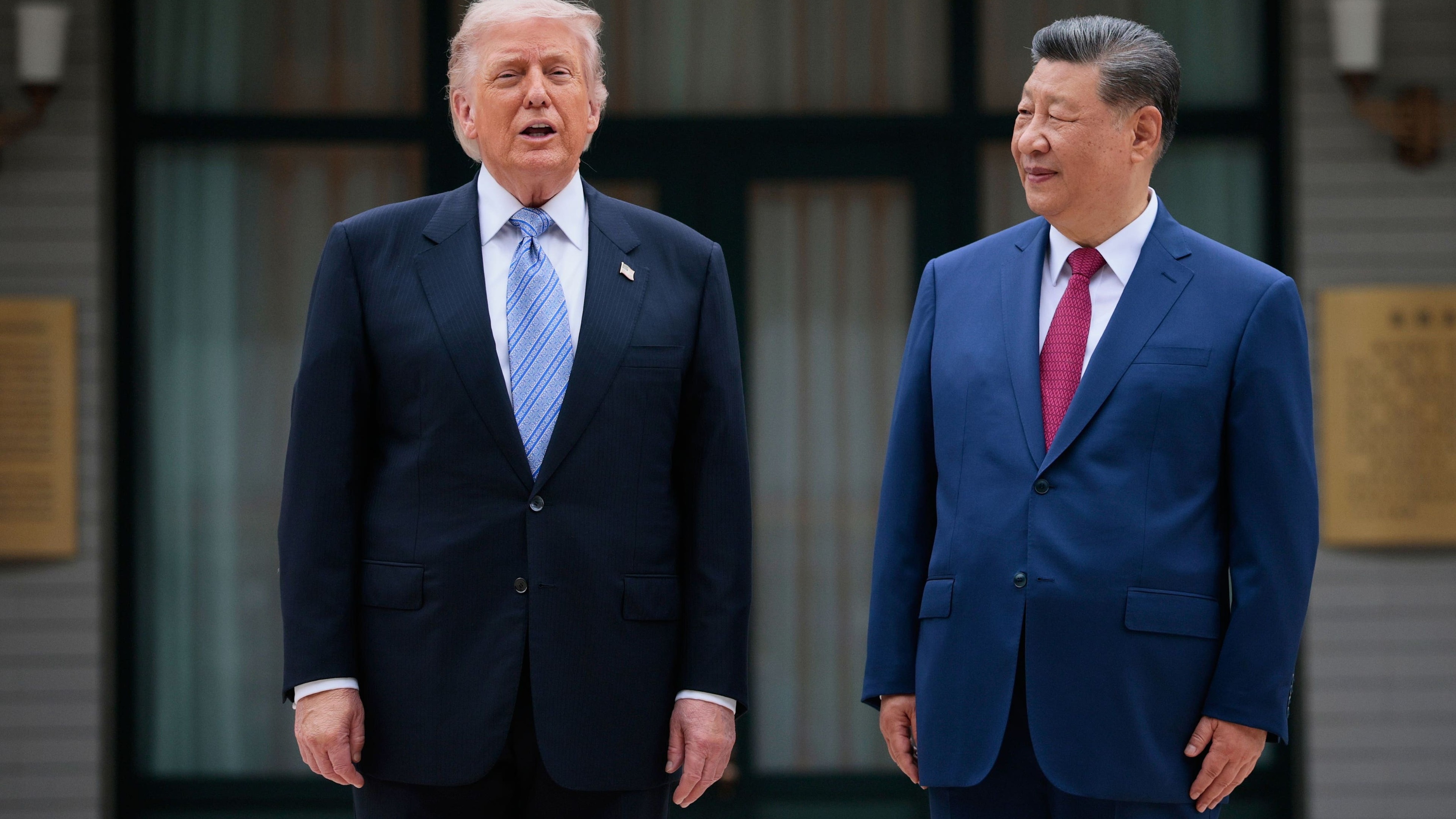 Trump insists US-China relations are in a good place as he wraps up trip