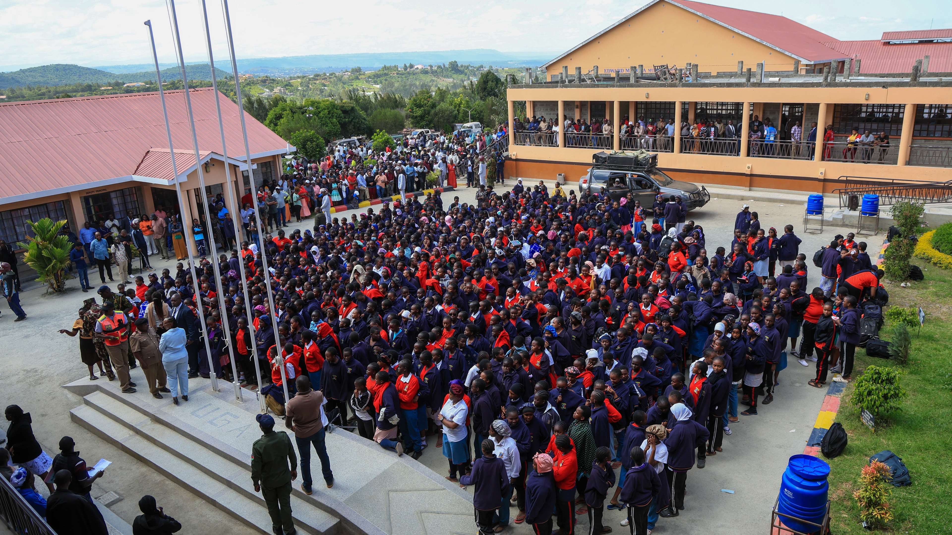 Kenyan police arrest eight students on suspicion of arson after school fire