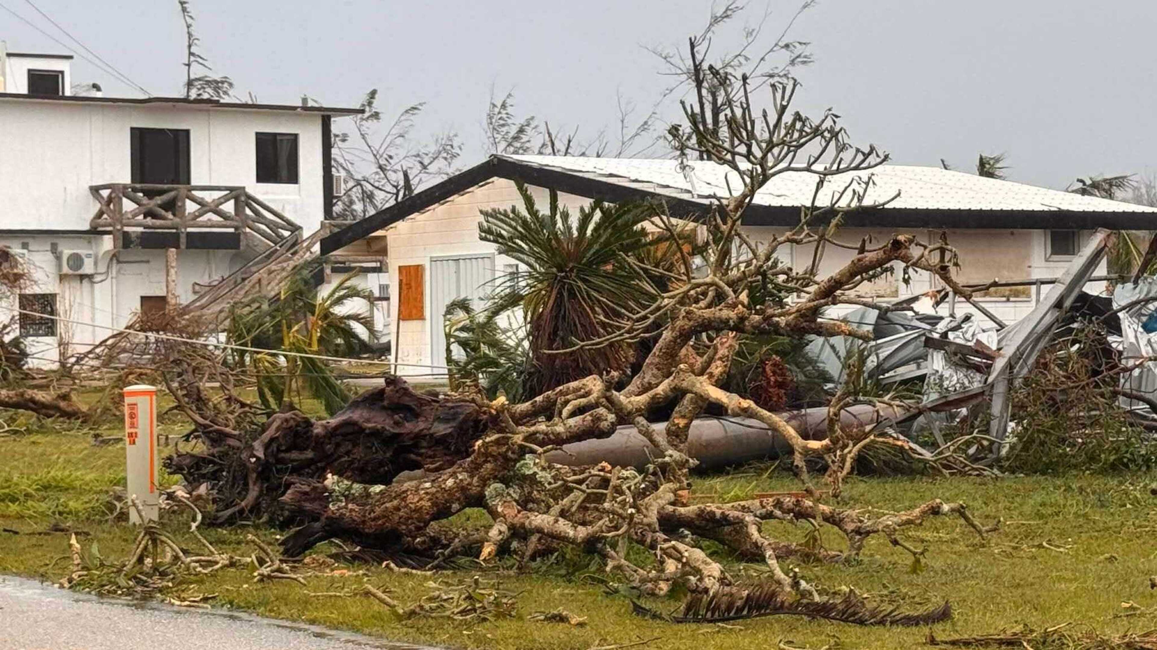 Parts of islands in Pacific could be without power for weeks after super typhoon