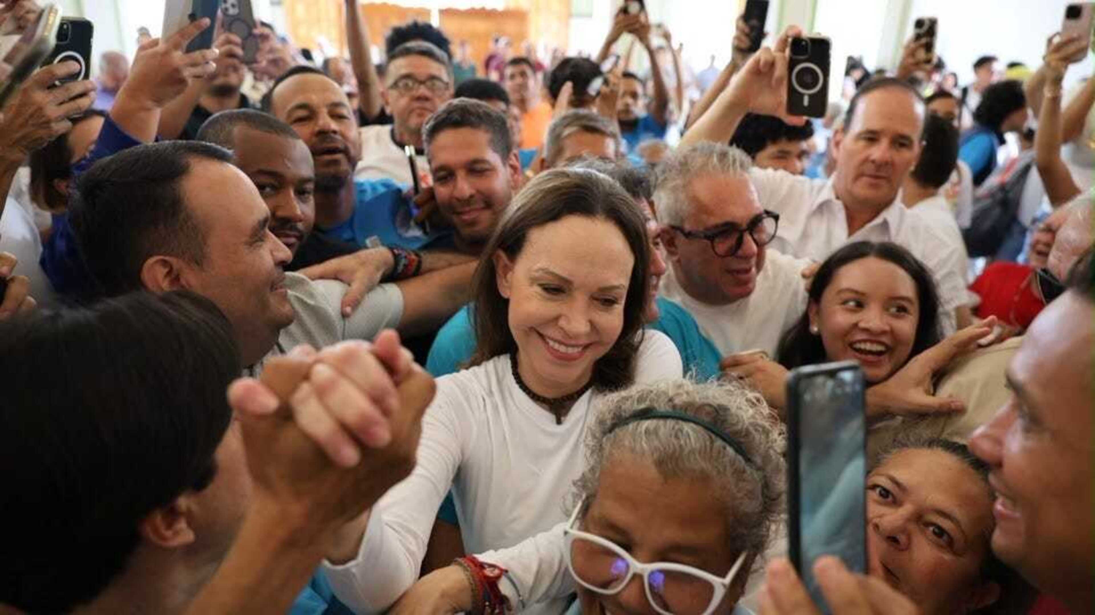Venezuela’s opposition leader Machado returns after months in exile