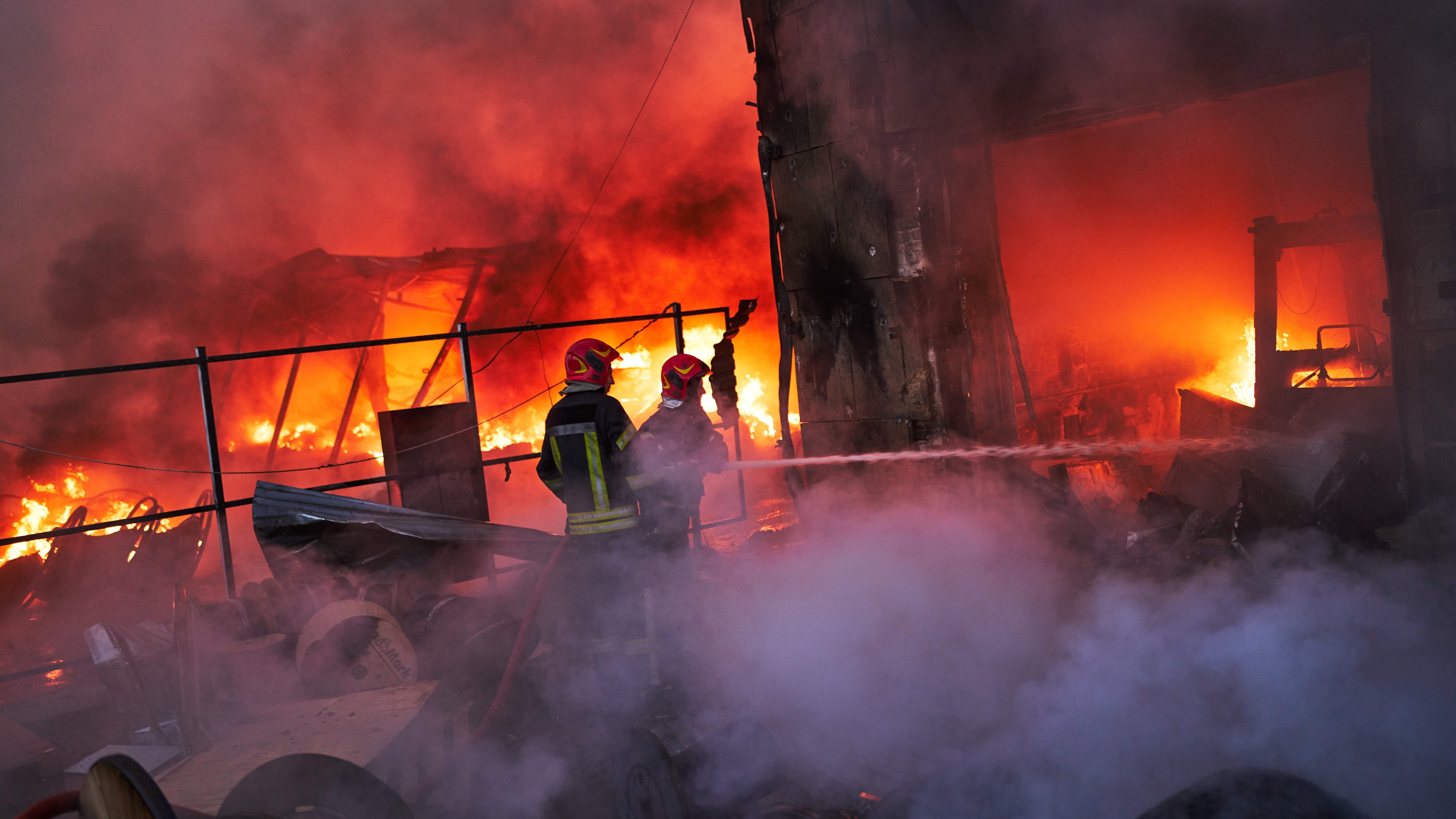 Russia launches drone and missile strikes on Kyiv, killing two and injuring at least 10