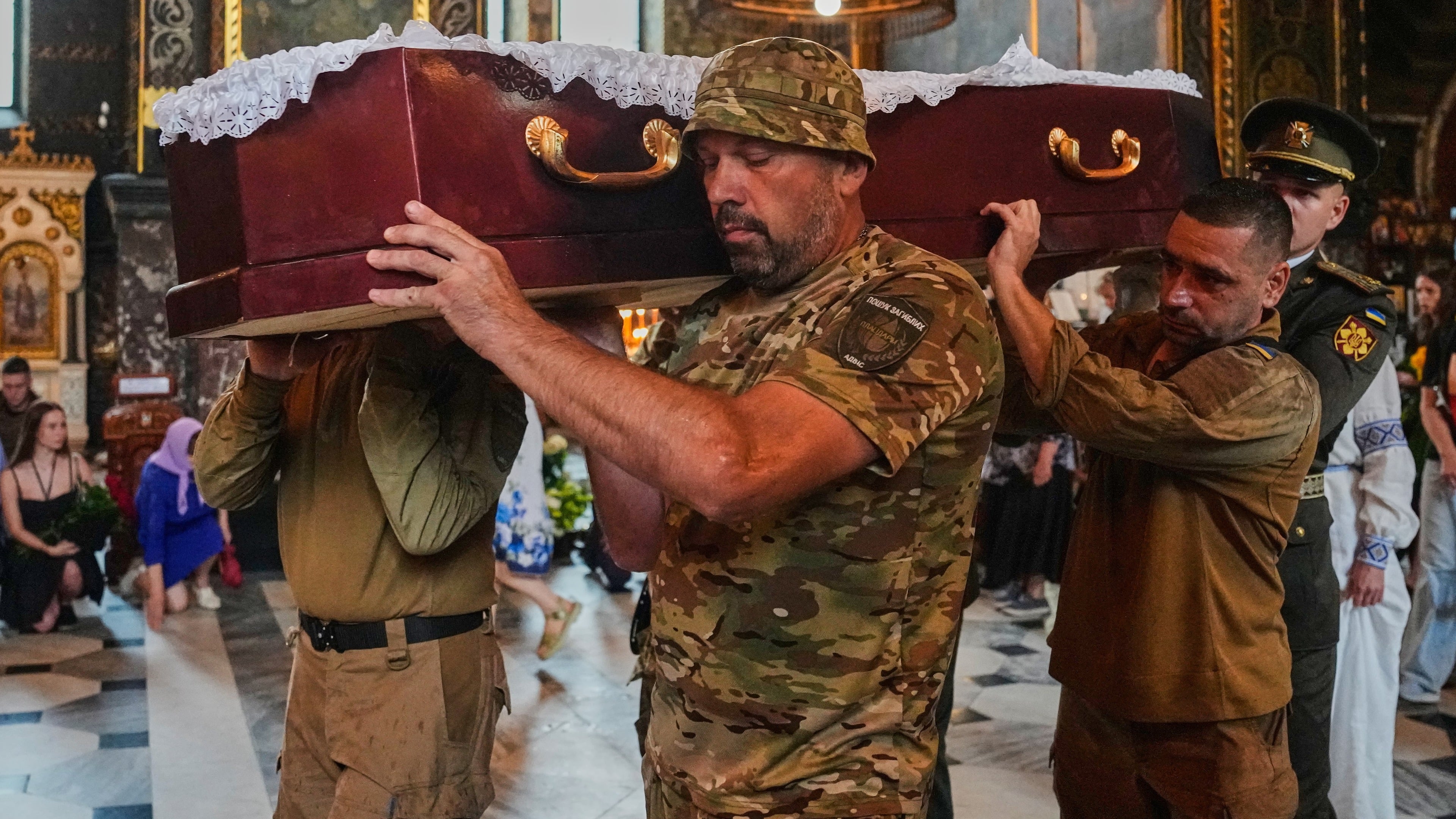 Ukraine honors volunteer Oleksiy Yukov, killed while recovering war dead