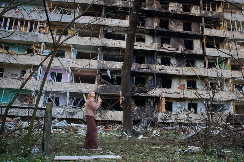 Russian attacks on the Ukrainian capital have continued (AP)