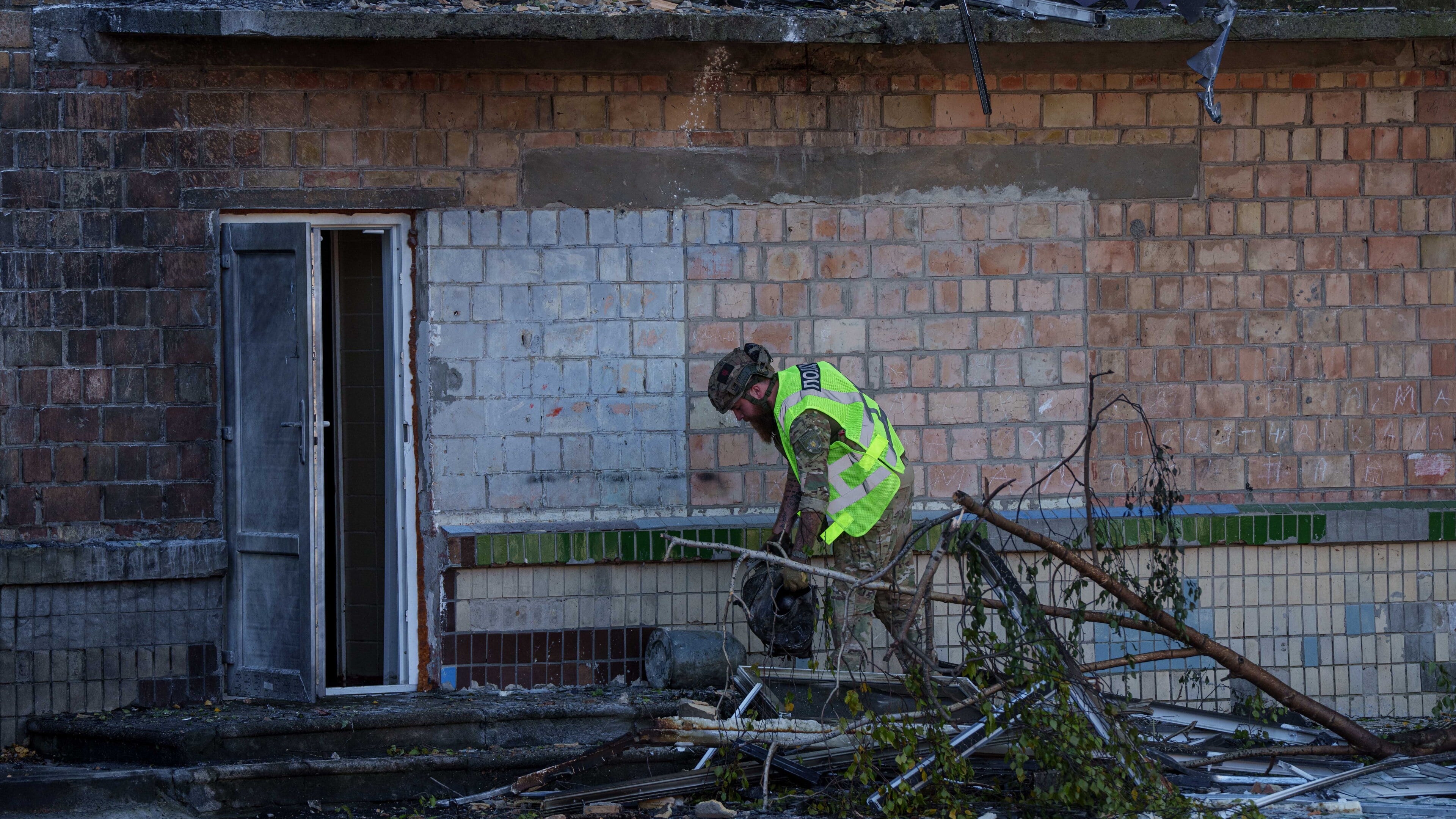 Russian drone strike hits school in Kyiv amid ongoing aerial attacks