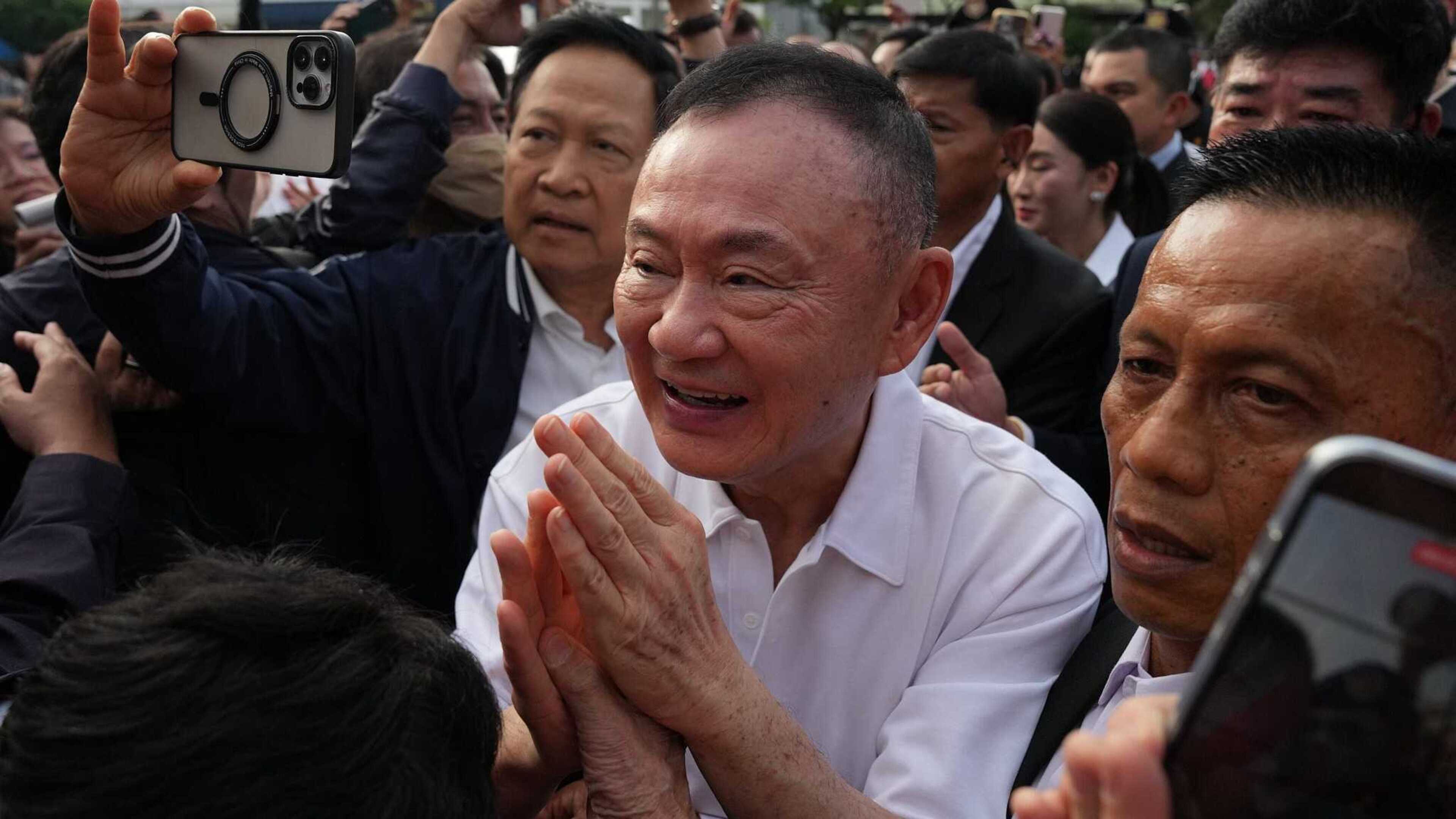 Thaksin Shinawatra released from Thai prison after serving eight months