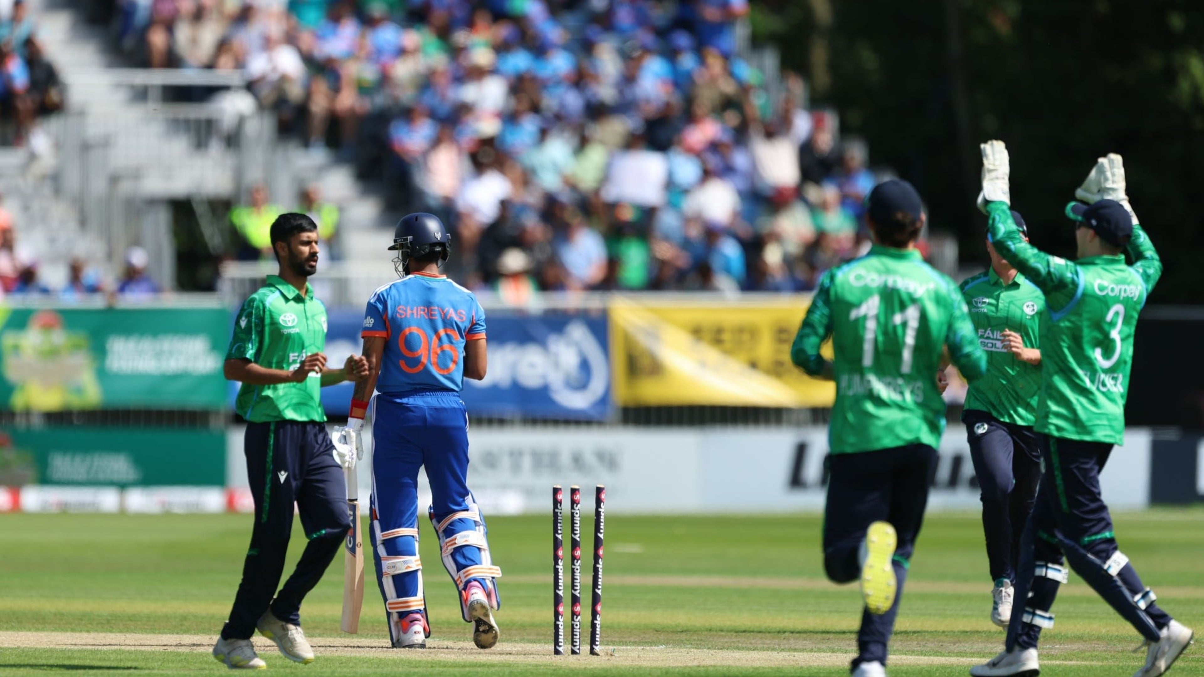 Ireland beat India by one run in Belfast to win T20 series
