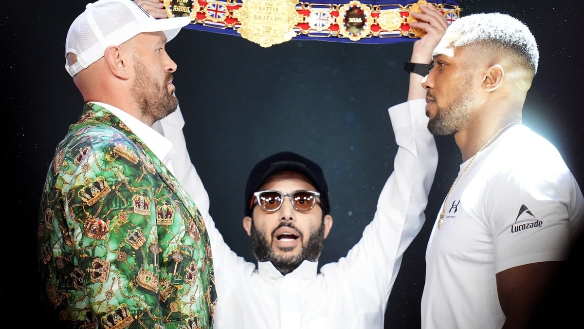 Anthony Joshua reveals Tyson Fury's estranged uncle has joined his camp for Cardiff fight