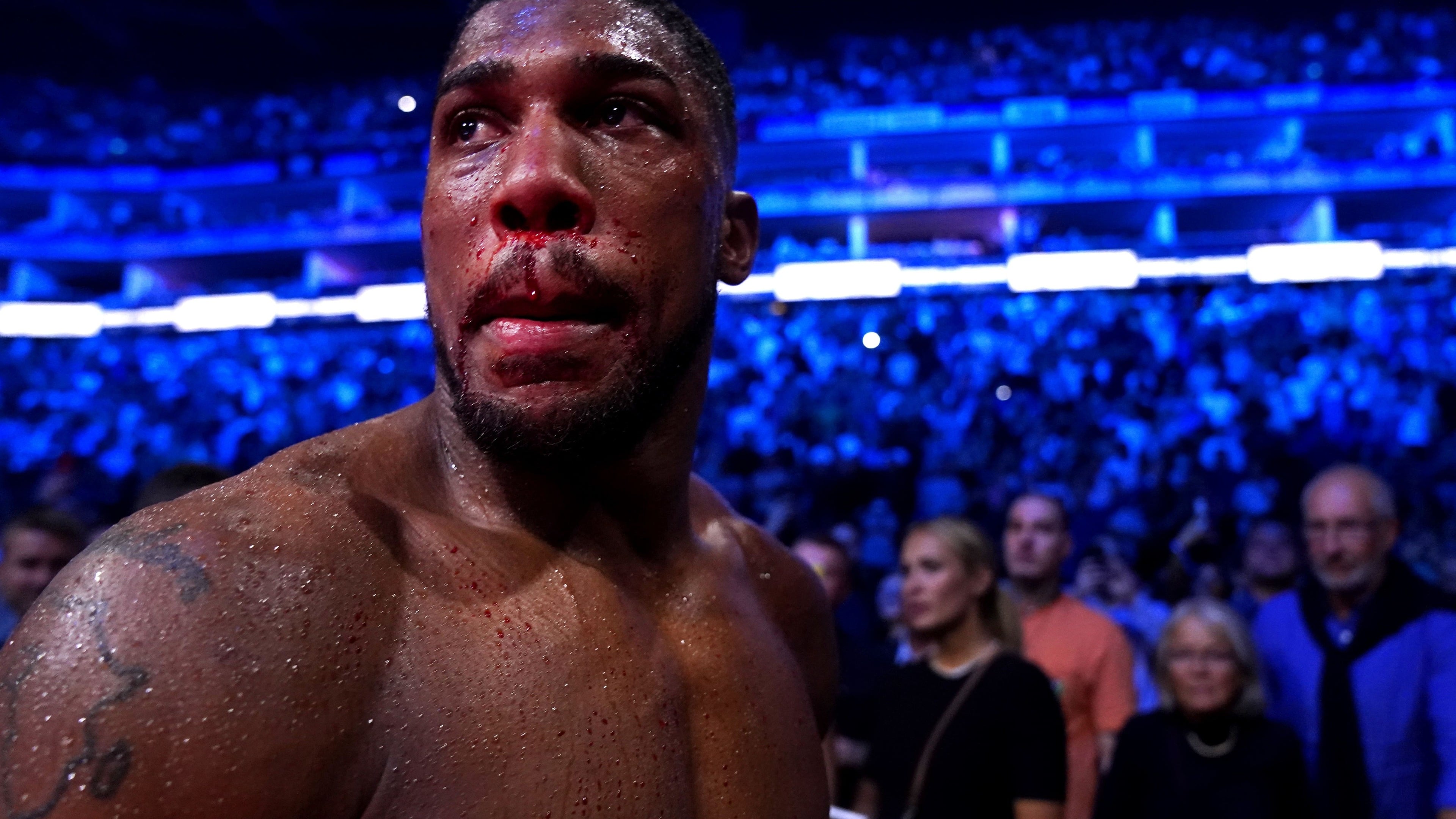 Anthony Joshua makes comeback win over Kristian Prenga