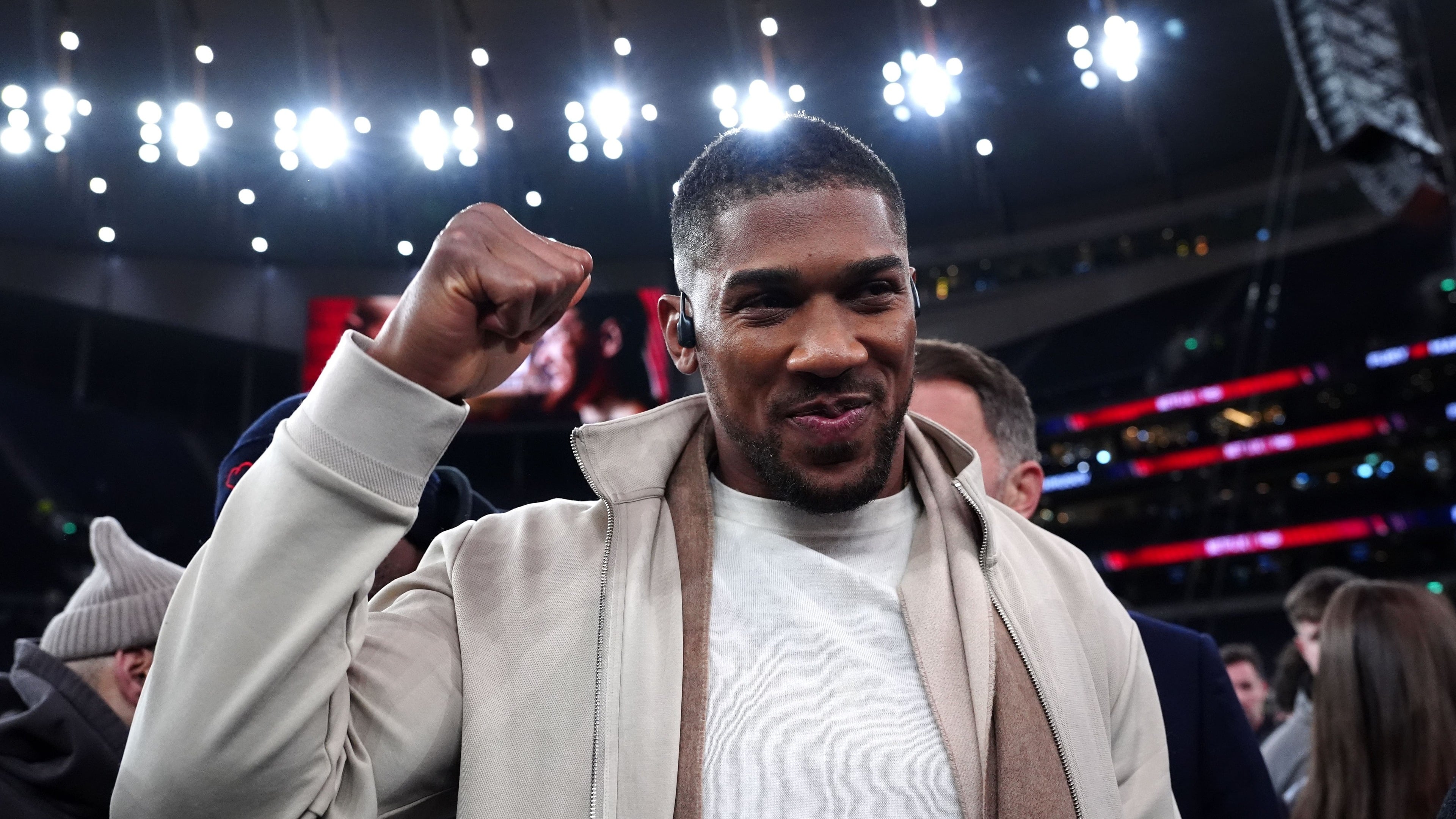 Anthony Joshua knocks out Kristian Prenga after scare on return bout