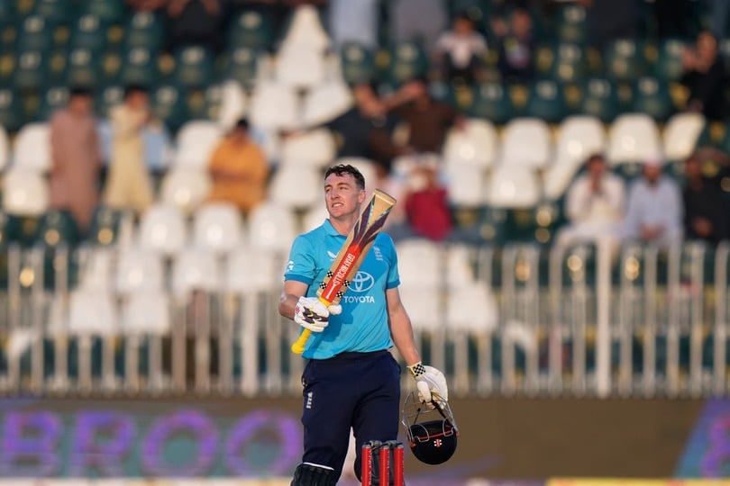 Harry Brook scored 202 but finished on the losing side (Anjum Naveed/AP)