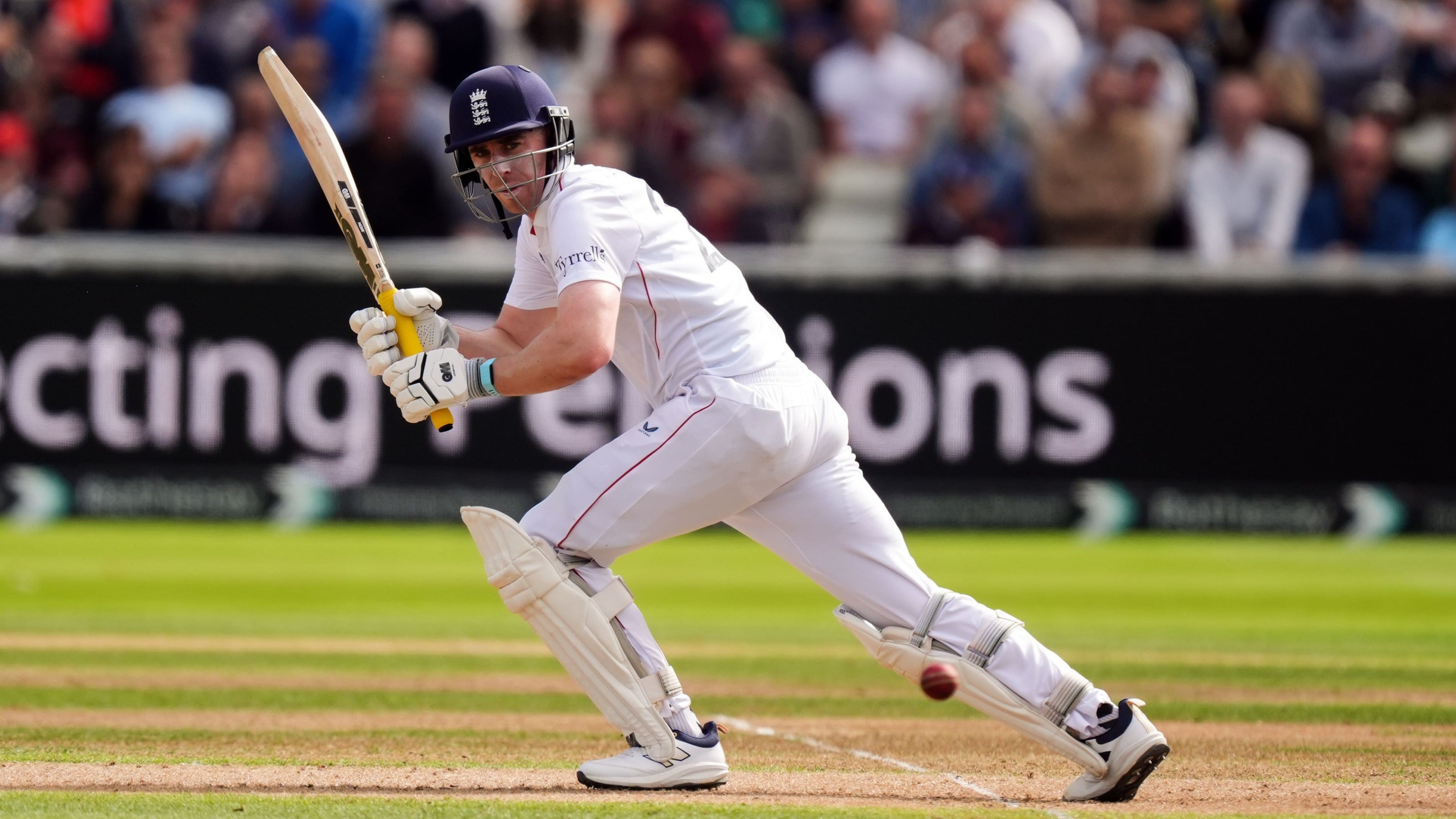 Dan Lawrence misses century as England dominate Pakistan at Edgbaston