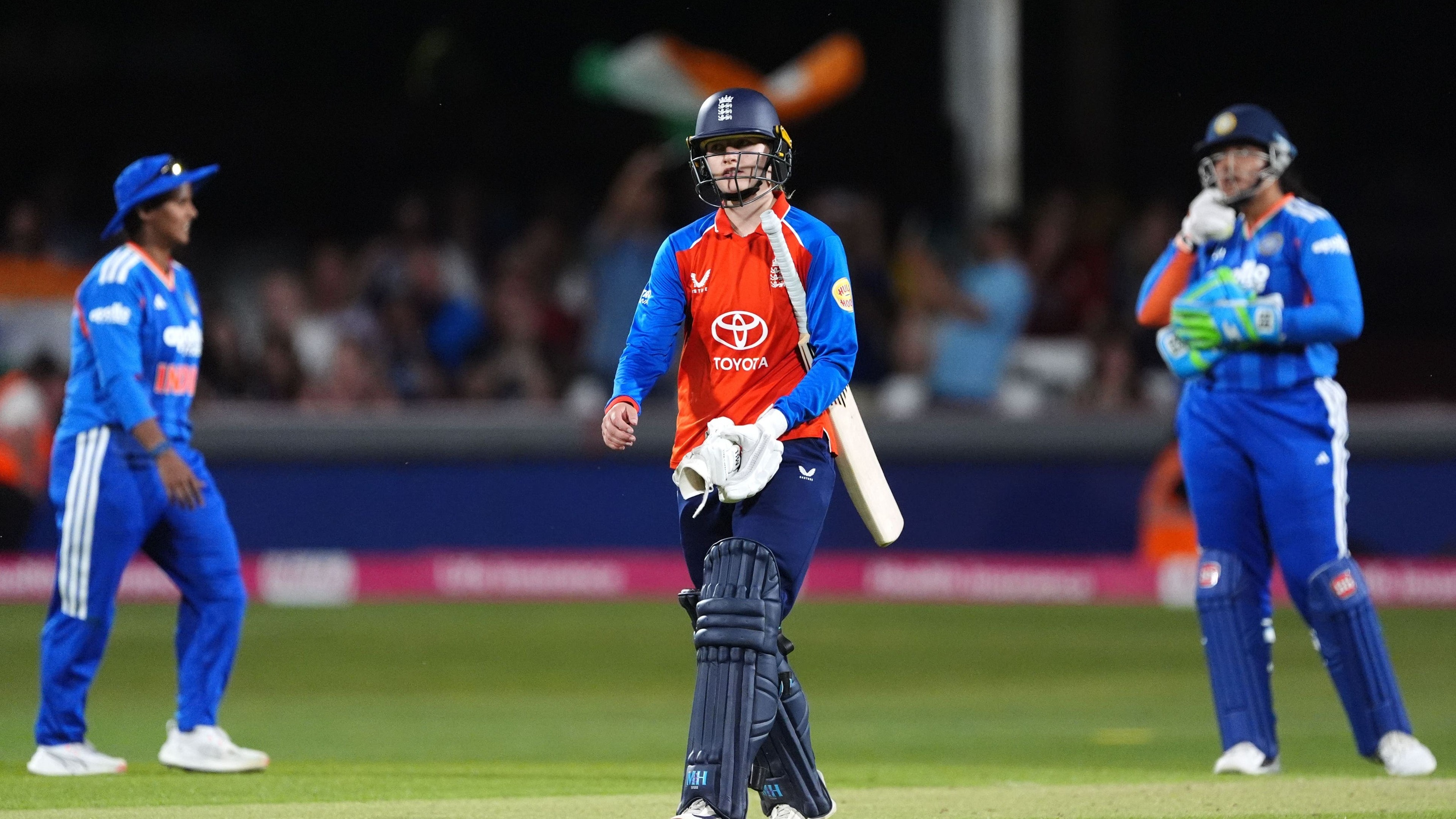 England lose to India in T20 World Cup warm-up in Chelmsford