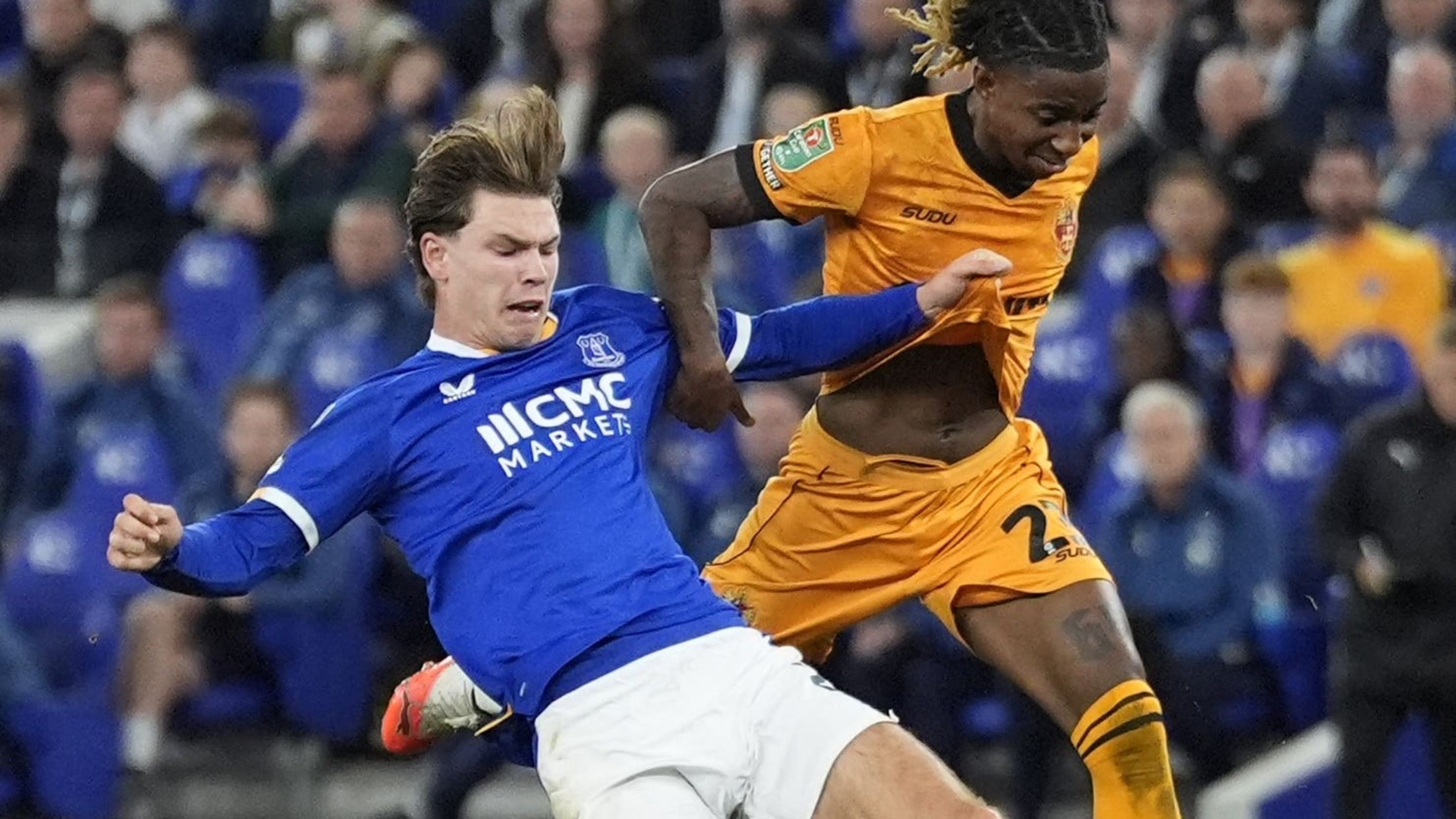 Tyler Dibling’s progression at Everton hailed as he shines in win over Wolves