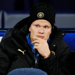 Erling Haaland started on the bench (Martin Rickett/PA)
