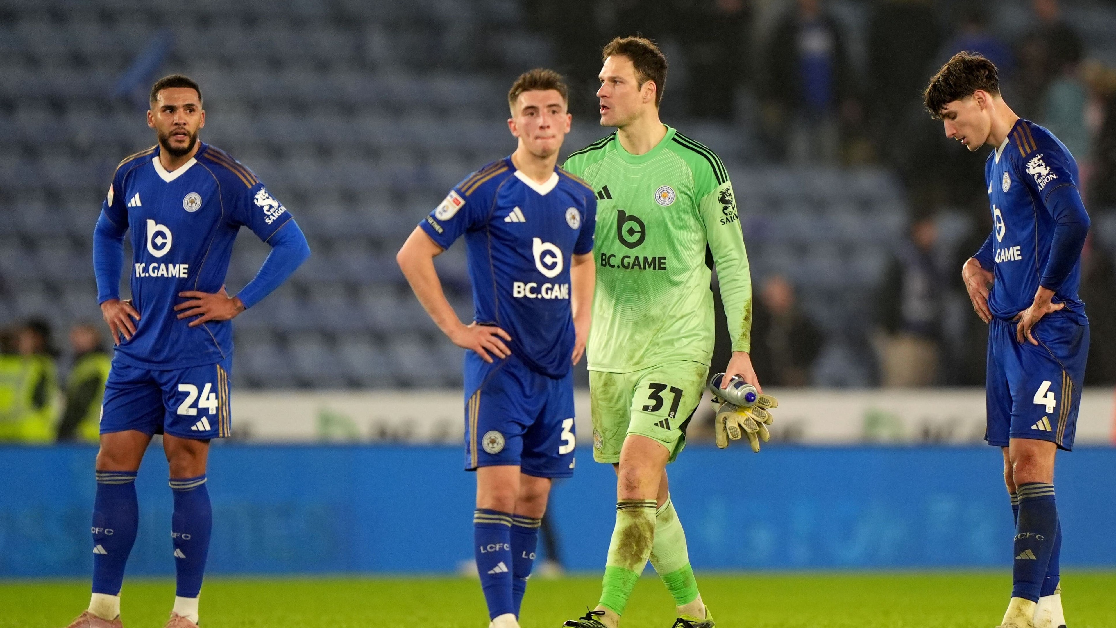 Leicester’s decline from Premier League champions to brink of League One