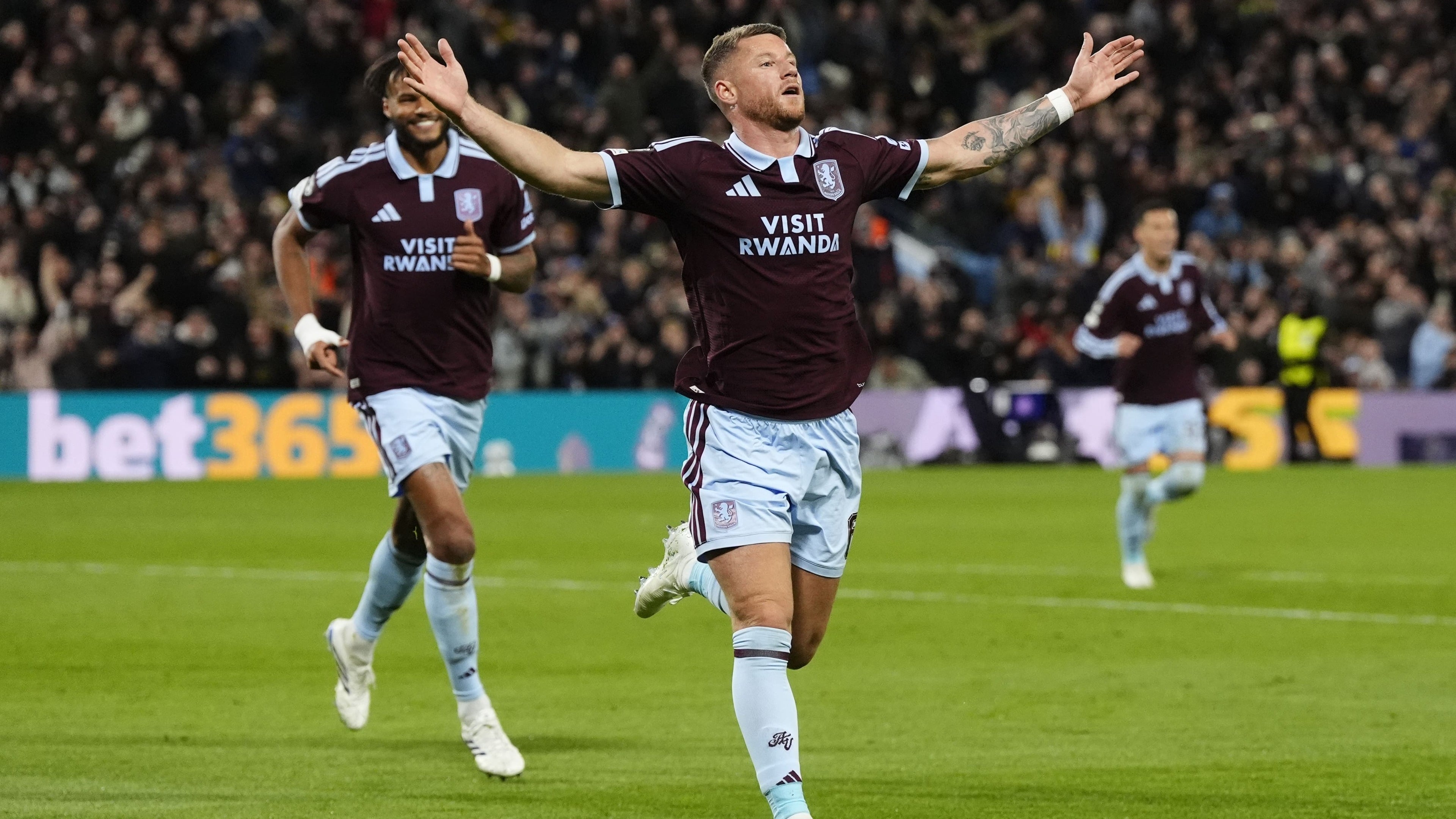 Aston Villa keep up perfect start to sit in second in Champions League standings