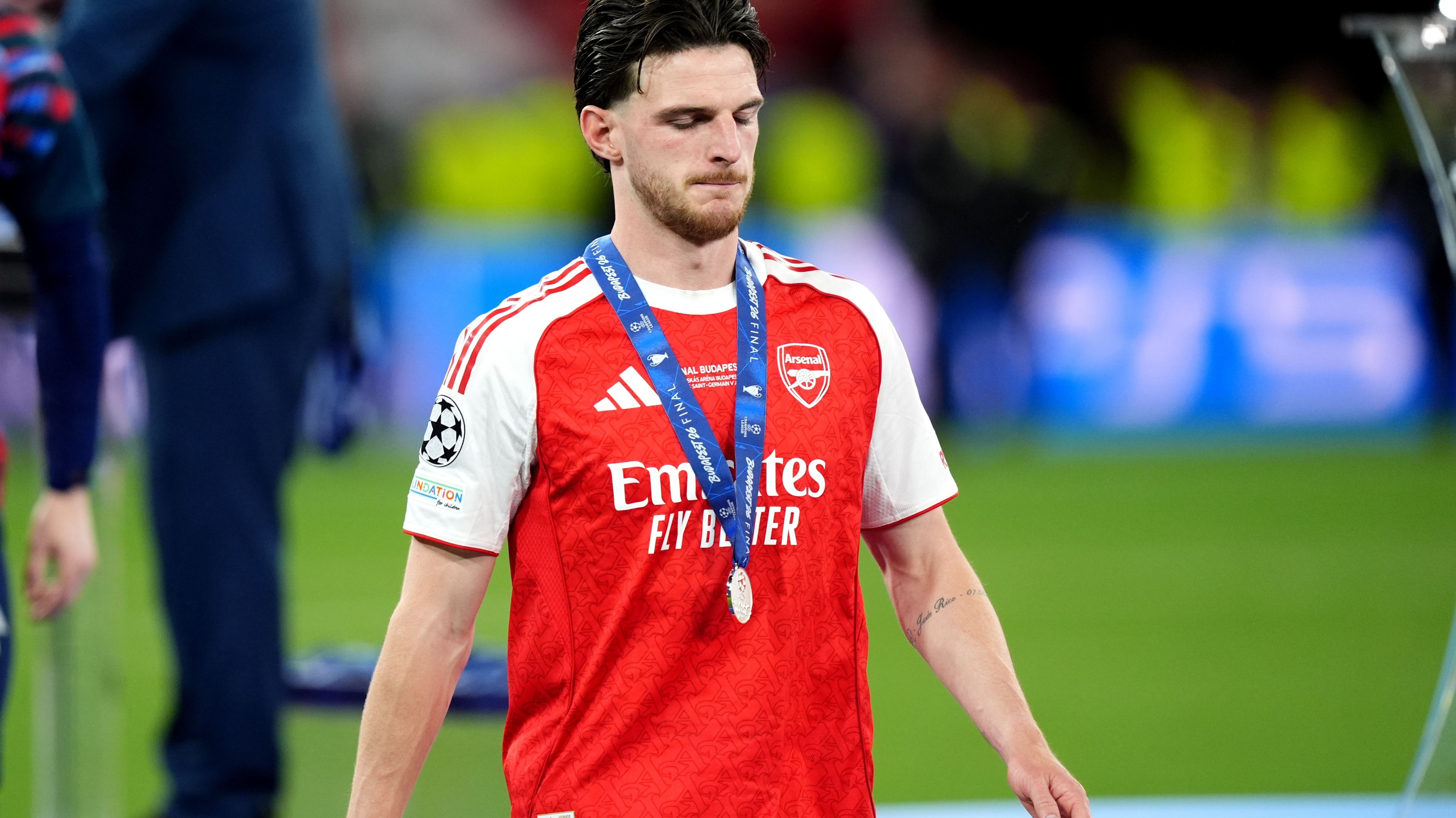 Declan Rice ‘devastated’ by CL final defeat but vows Arsenal will be back