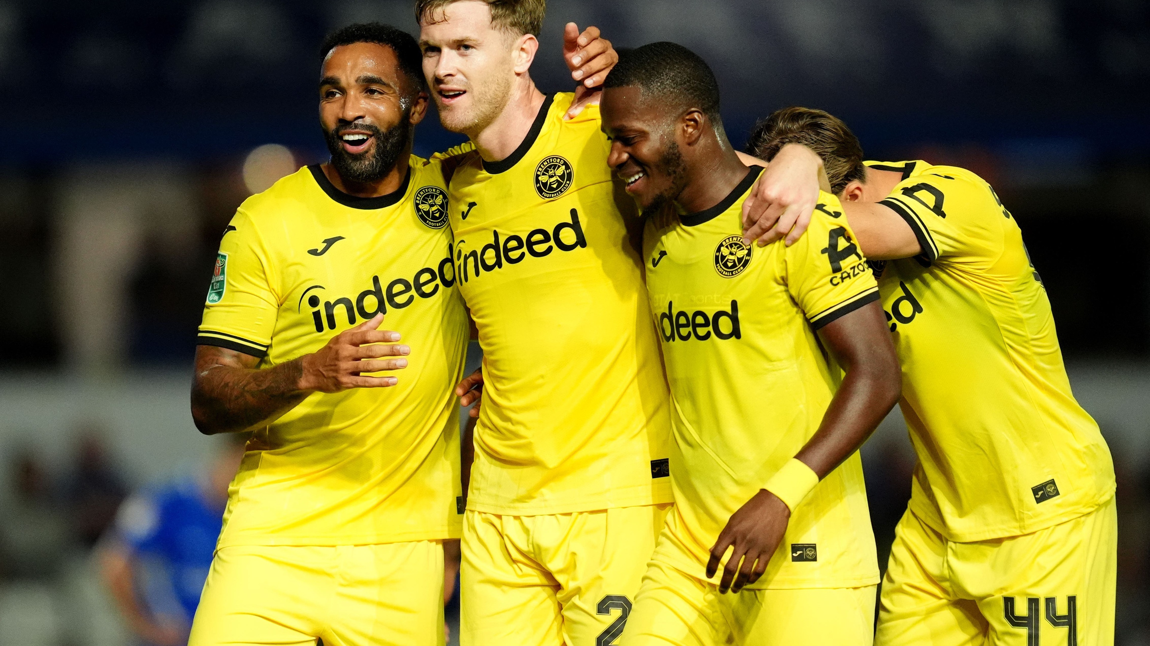 Callum Wilson and Nathan Collins lead Brentford to Carabao Cup rout