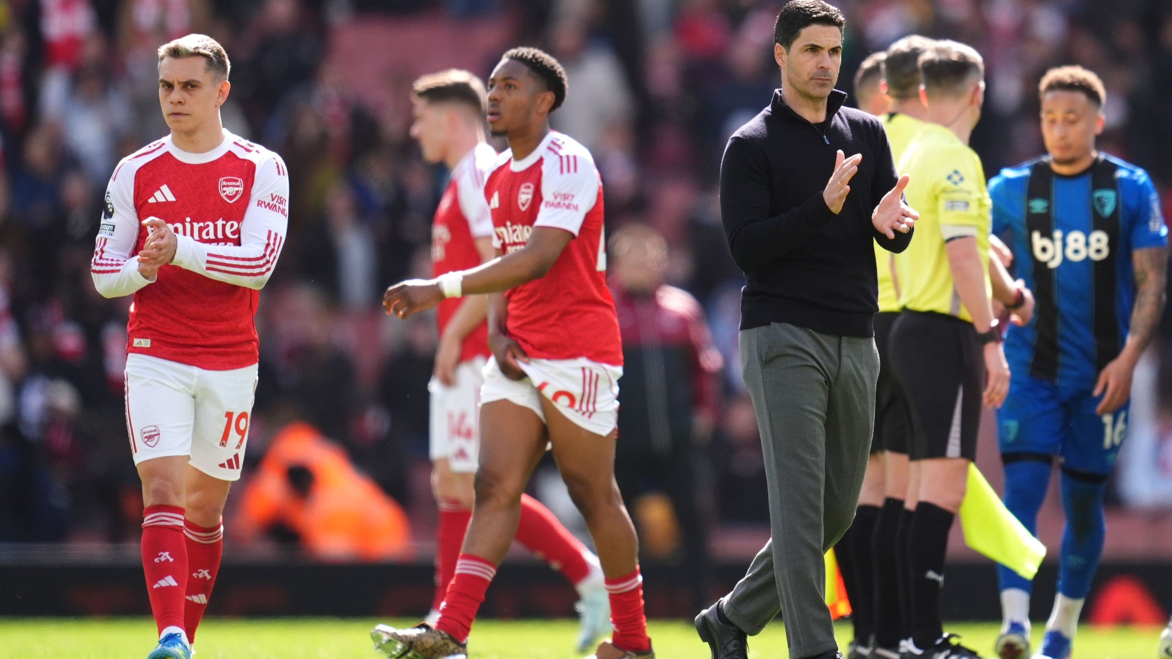 Mikel Arteta: Arsenal’s defeat to Bournemouth is a big punch in the face