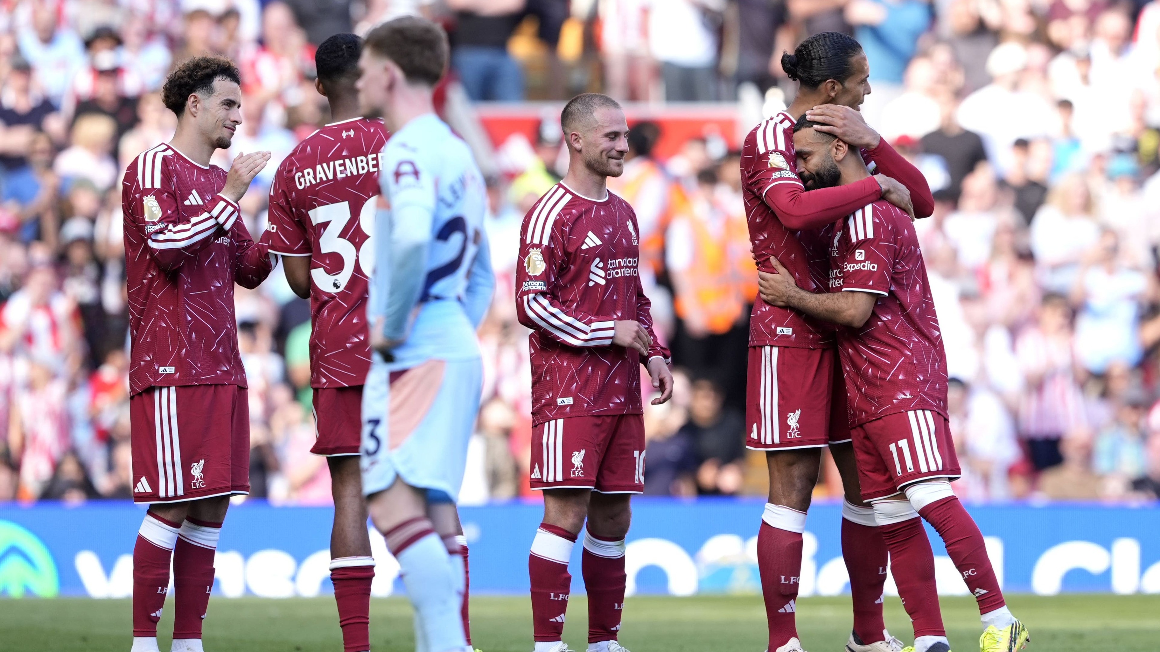 Mohamed Salah ends Liverpool stint with an assist as Brentford draw