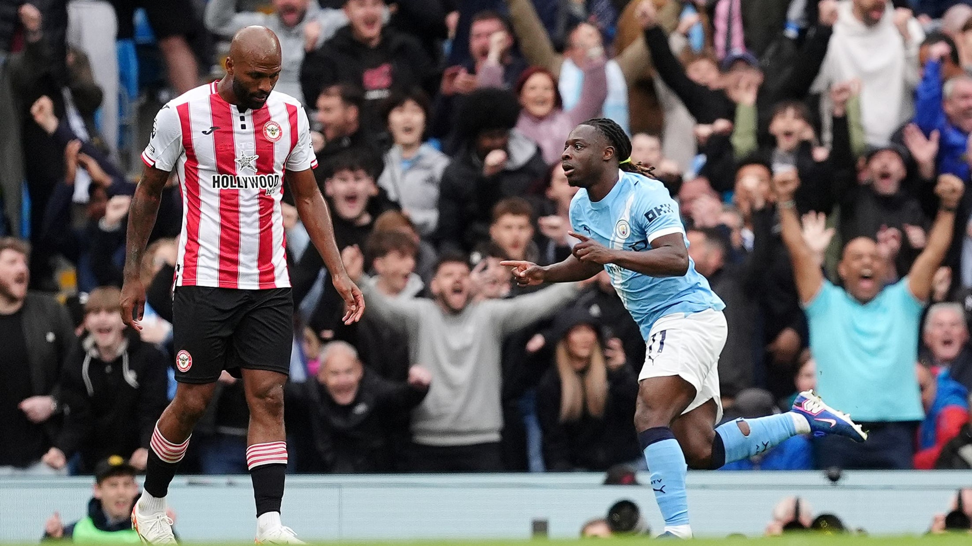 Jeremy Doku inspires Manchester City again in win over Brentford