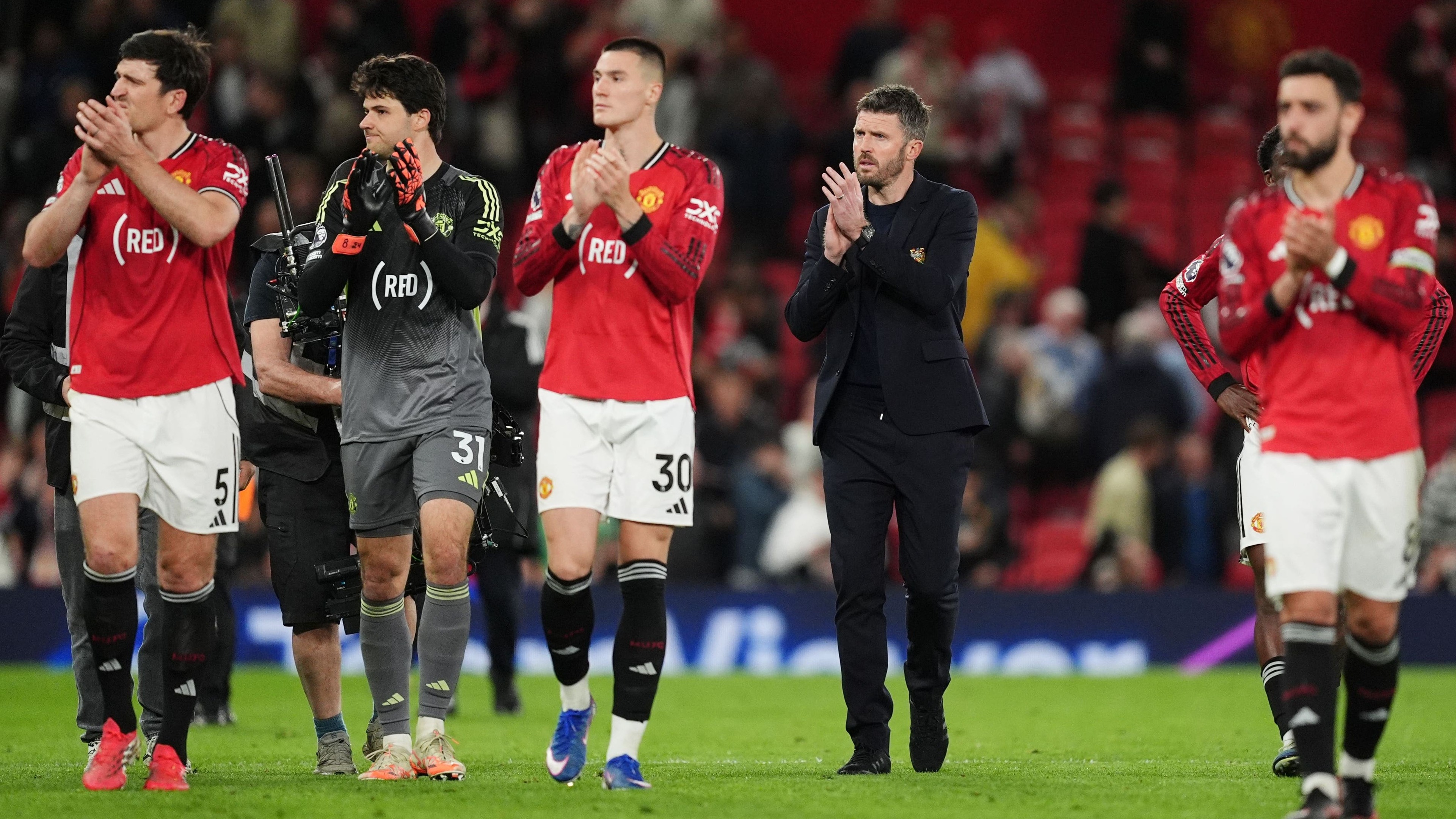 Michael Carrick happy to see Man Utd sitting ‘in good position’ after latest win