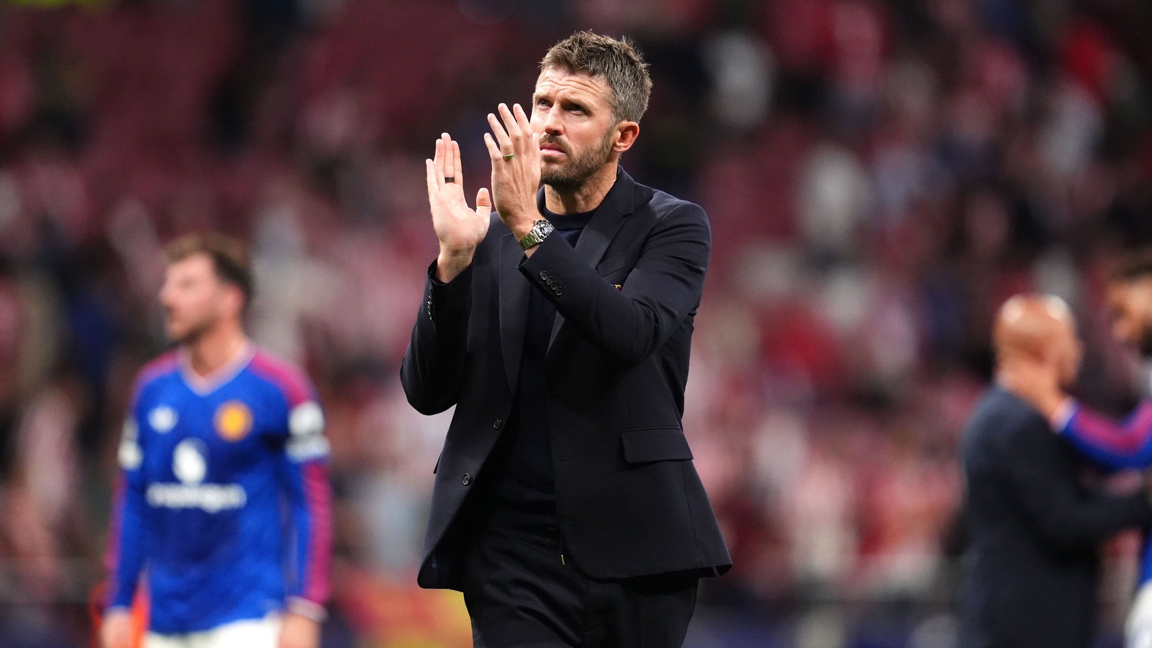 Michael Carrick feeling no negativity before struggling Man Utd head to Leeds