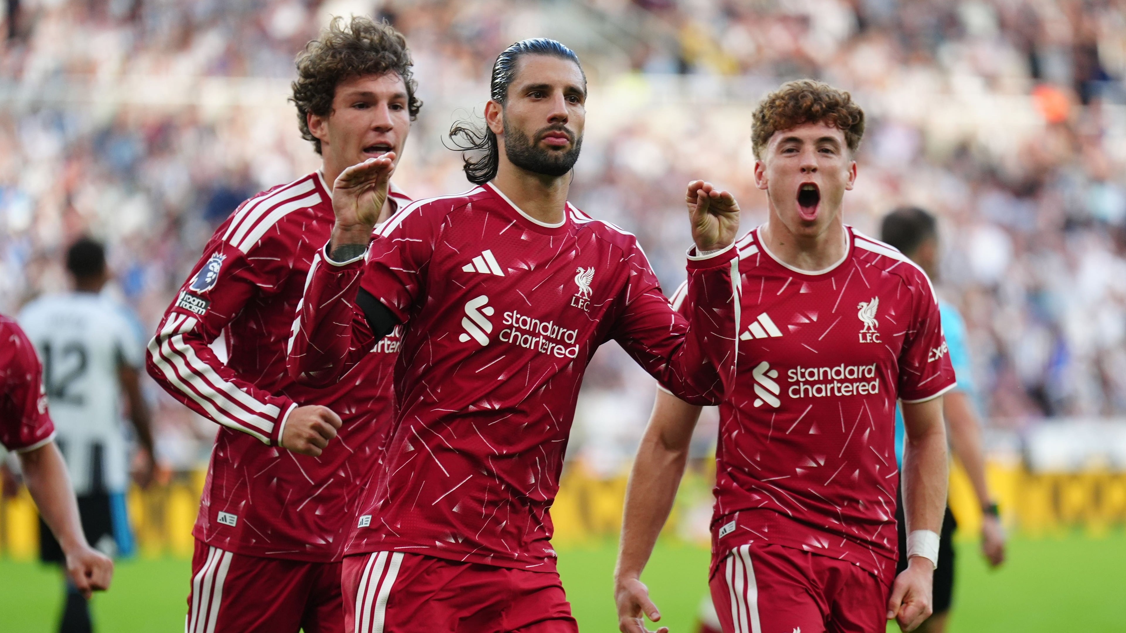 Dominik Szoboszlai rescues Liverpool with last-gasp penalty at Newcastle