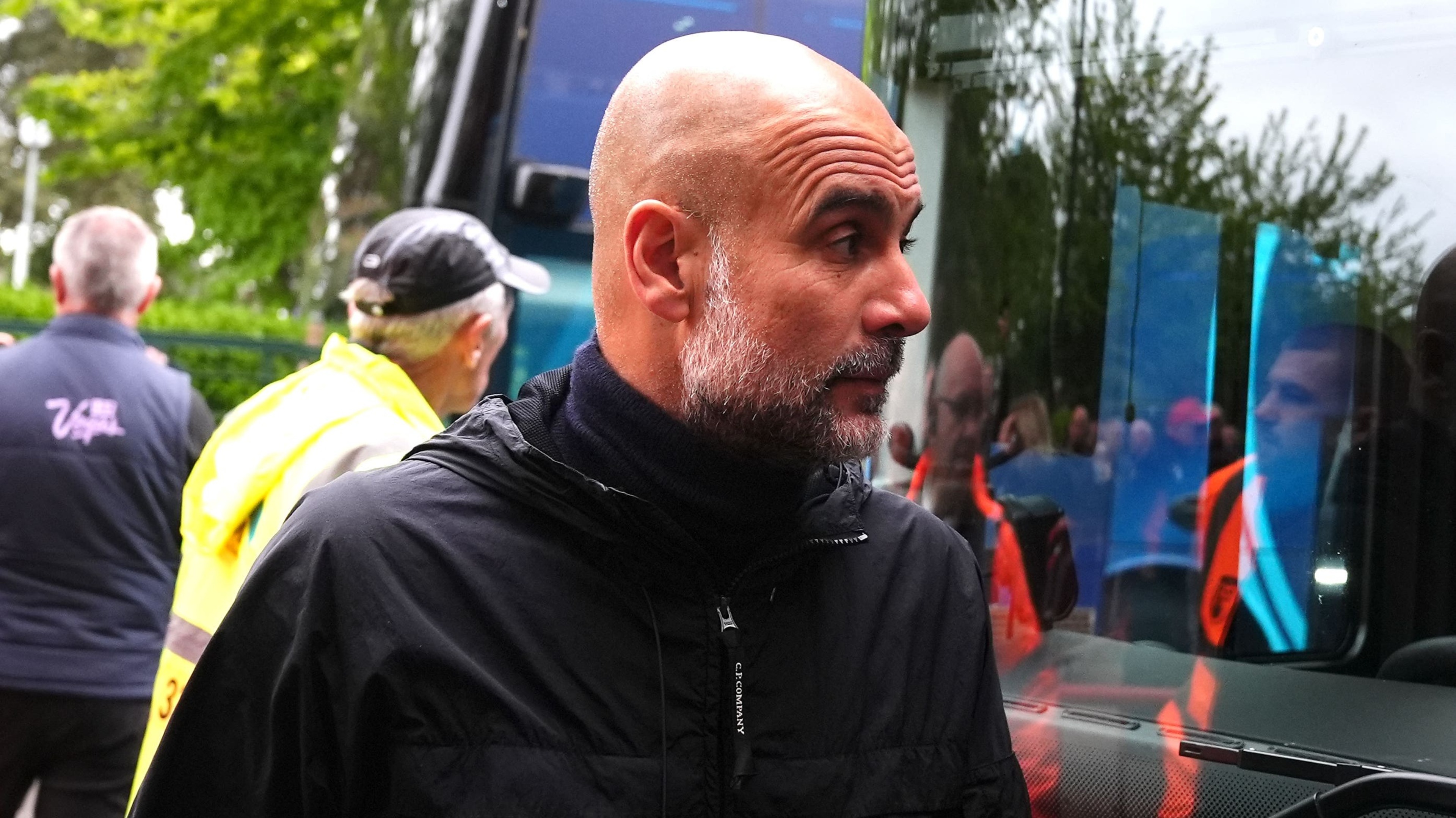 Pep Guardiola arrives at Bournemouth amid reports of potential Manchester City exit