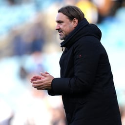 Daniel Farke felt his Leeds side were dominant (Annabel Lee-Ellis/PA).