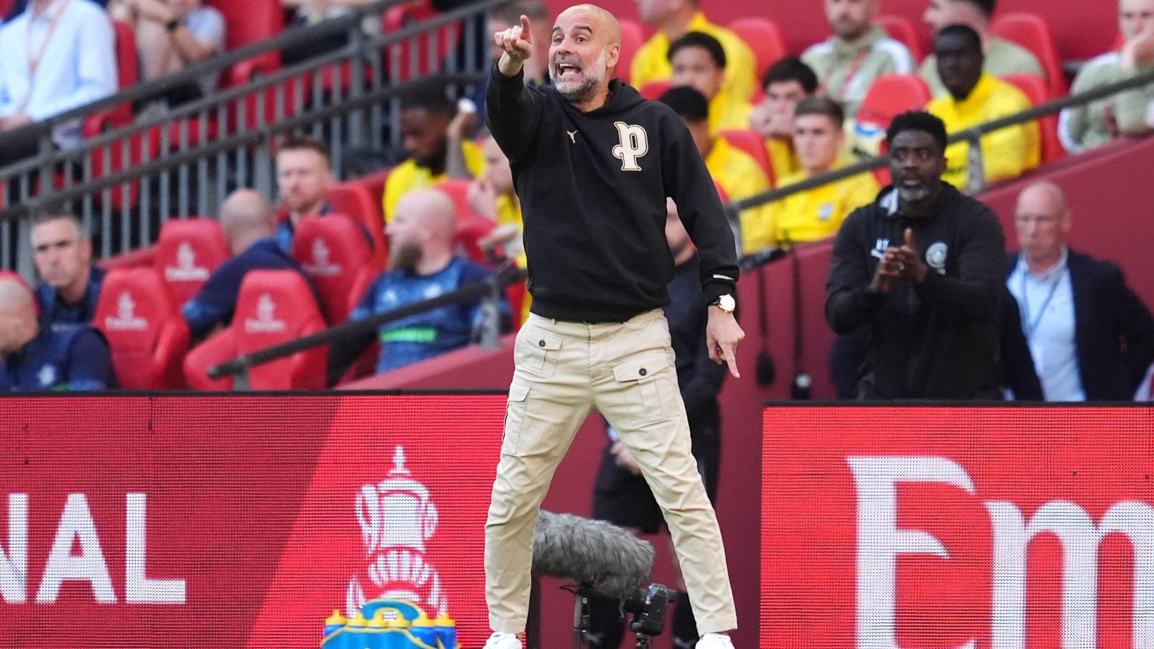 Guardiola jokes Wembley “make a stand” as City prepare for FA Cup final