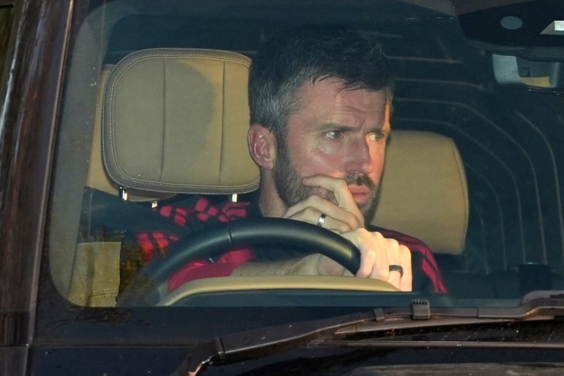 Carrick arrived early at the training ground on Tuesday (Annabel Lee-Ellis/PA)
